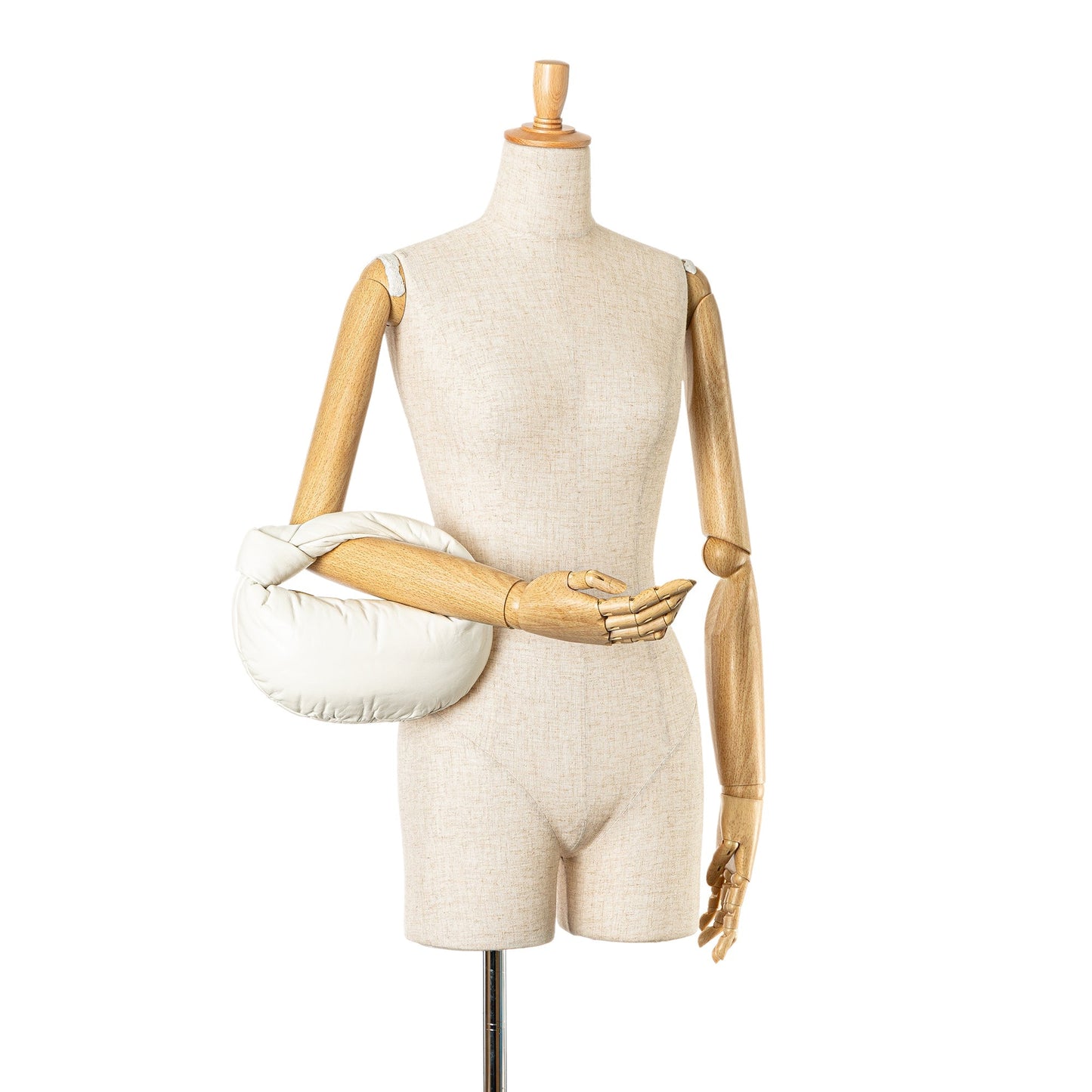 Bottega Veneta Mini Nappa Puffy Jodie White
