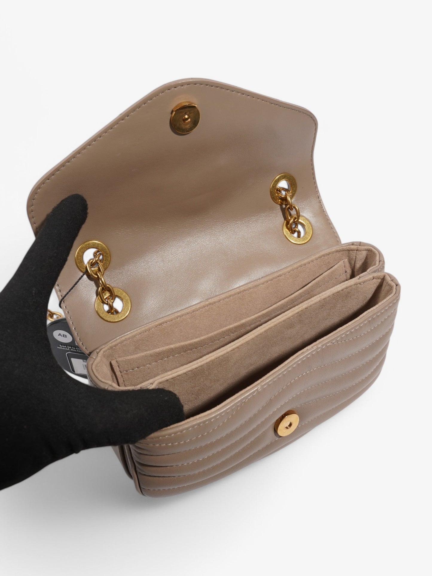 Louis Vuitton New Wave Taupe Calfskin Leather PM