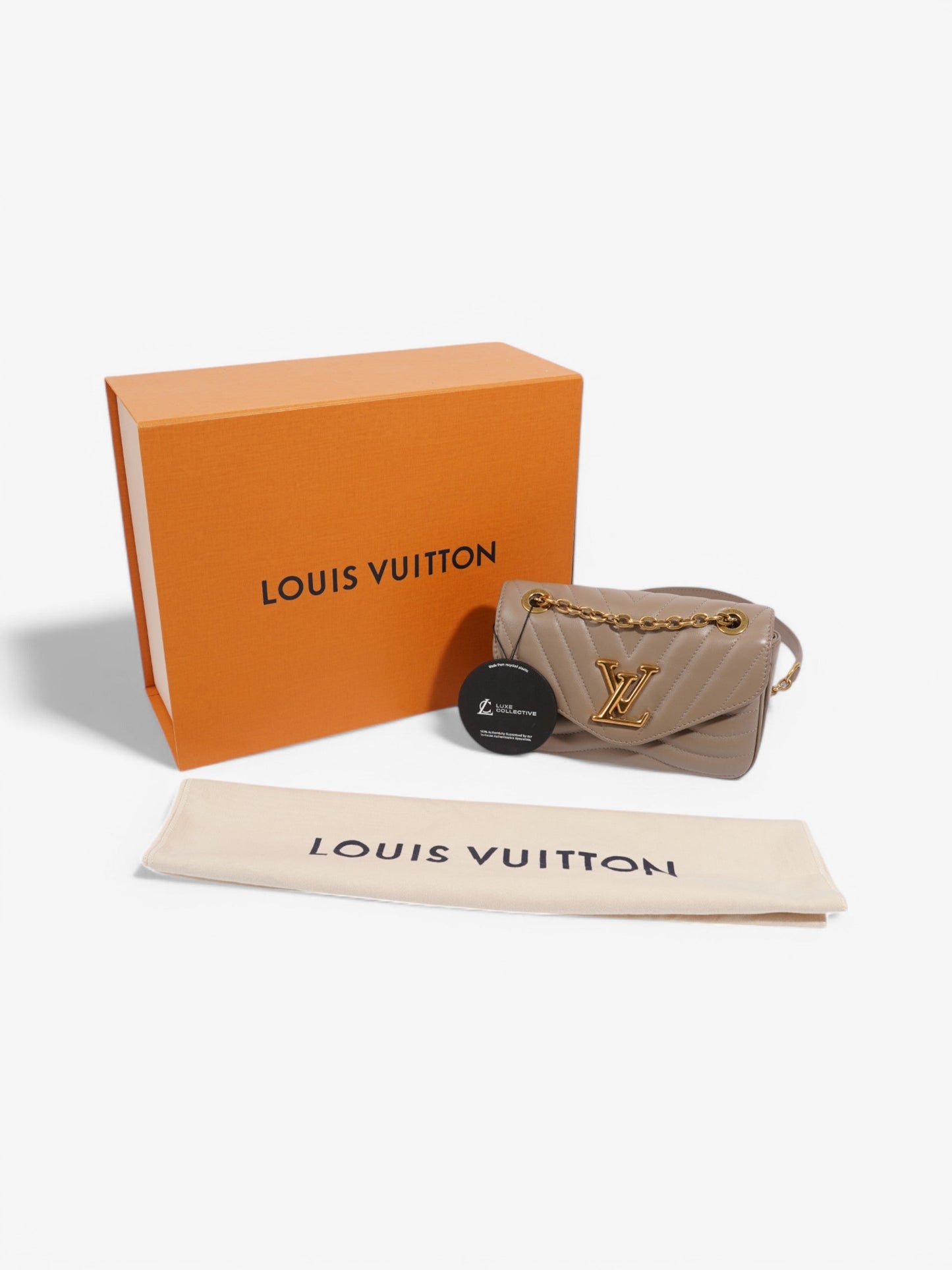 Louis Vuitton New Wave Taupe Calfskin Leather PM