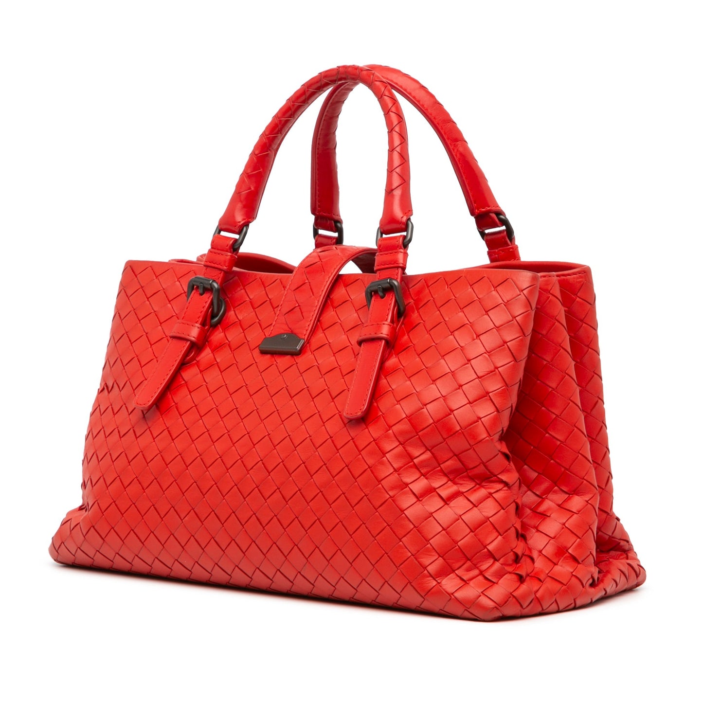Bottega Veneta Small Intrecciato Roma Red
