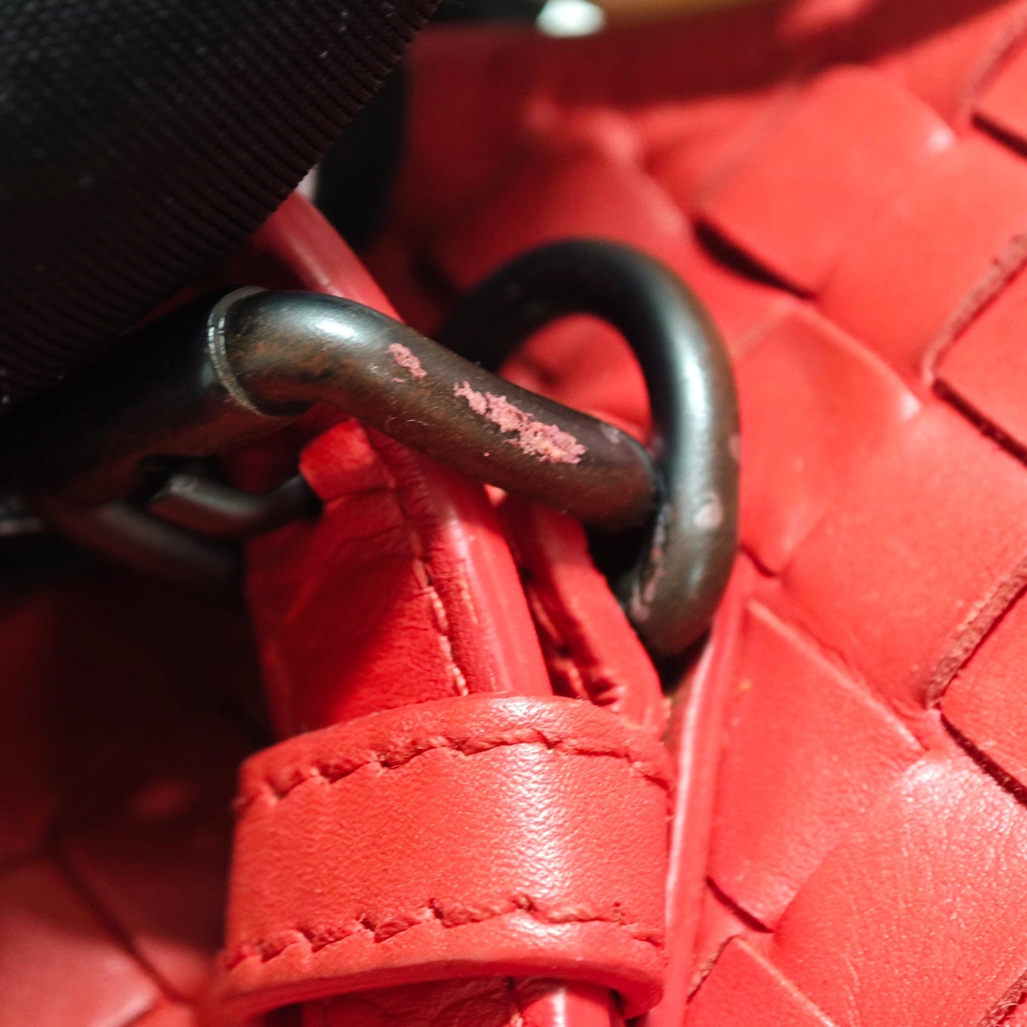 Bottega Veneta Small Intrecciato Roma Red