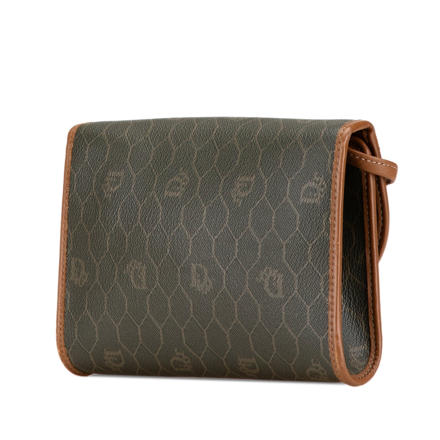 Dior Honeycomb Coated Canvas Crossbody Black