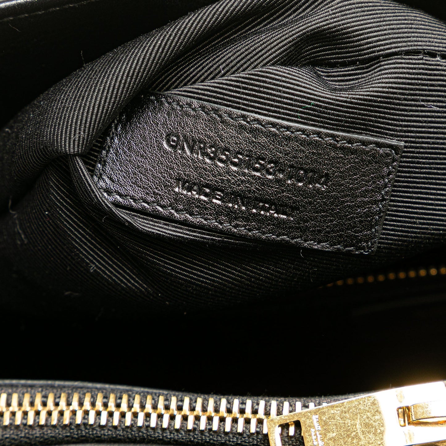 Saint Laurent Small Bicolor Leather Sac de Jour Satchel White