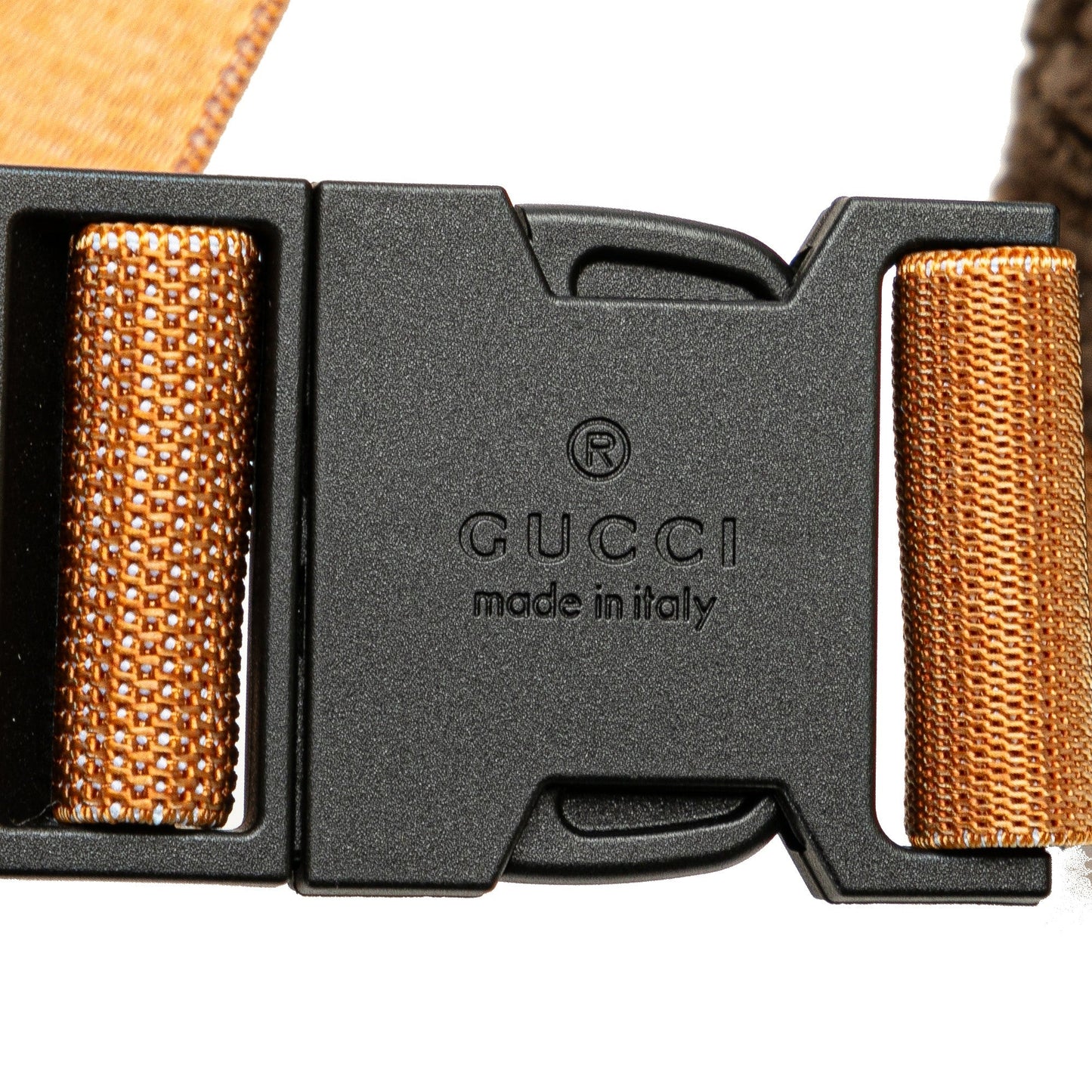 Gucci Corduroy Interlocking G Children's Star Belt Bag Brown