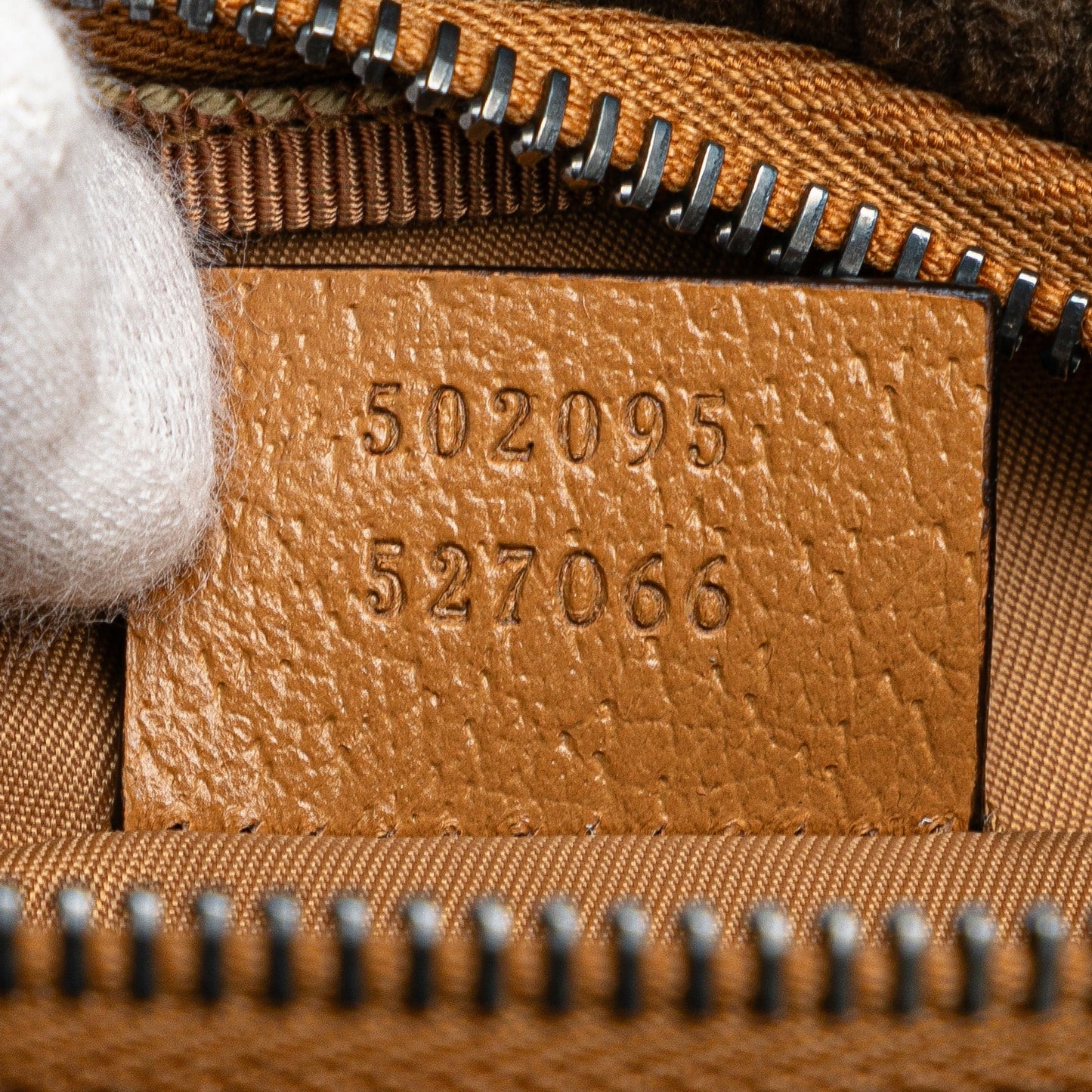Gucci Corduroy Interlocking G Children's Star Belt Bag Brown