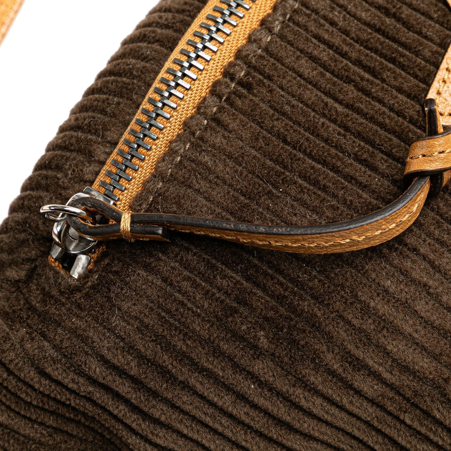 Gucci Corduroy Interlocking G Children's Star Belt Bag Brown