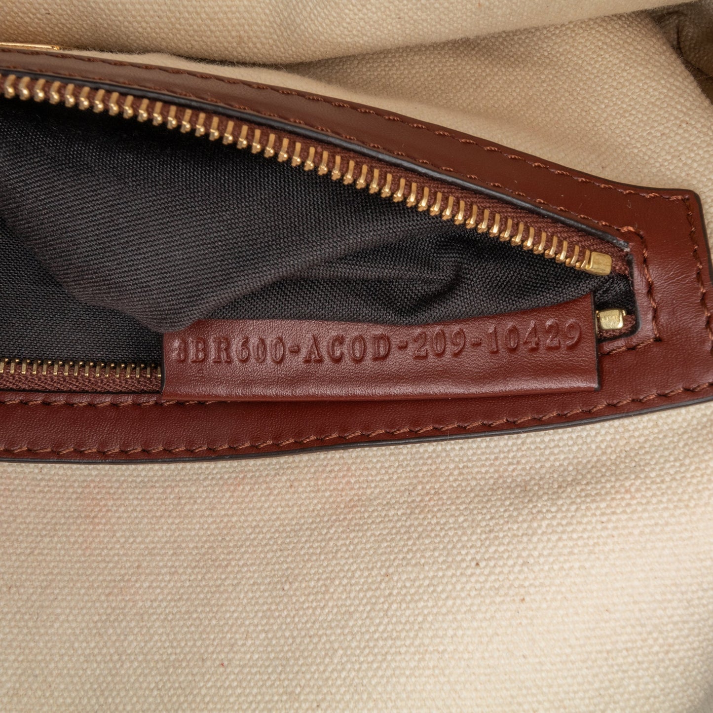 Fendi Zucca Embroidered Canvas Baguette Satchel Brown
