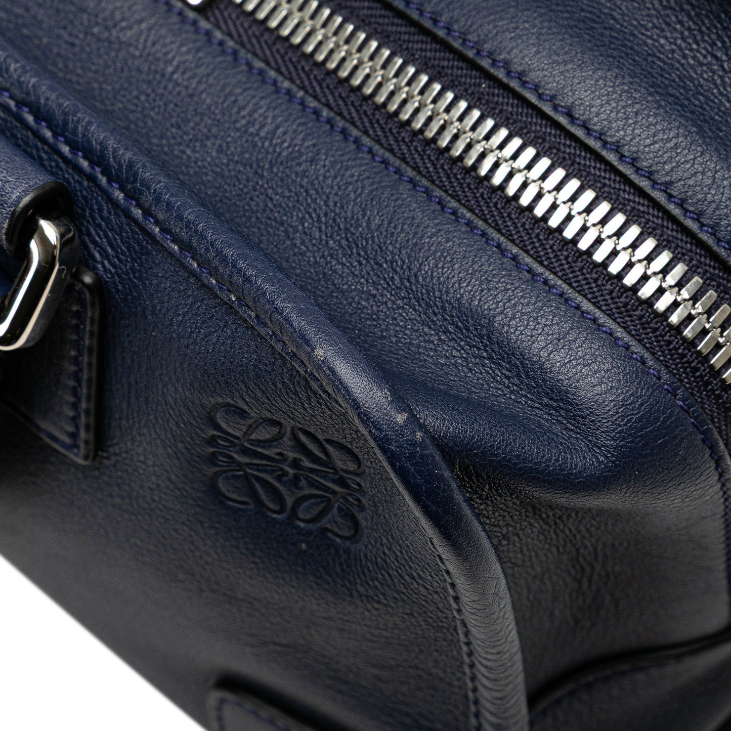 LOEWE Leather Amazona 28 Blue