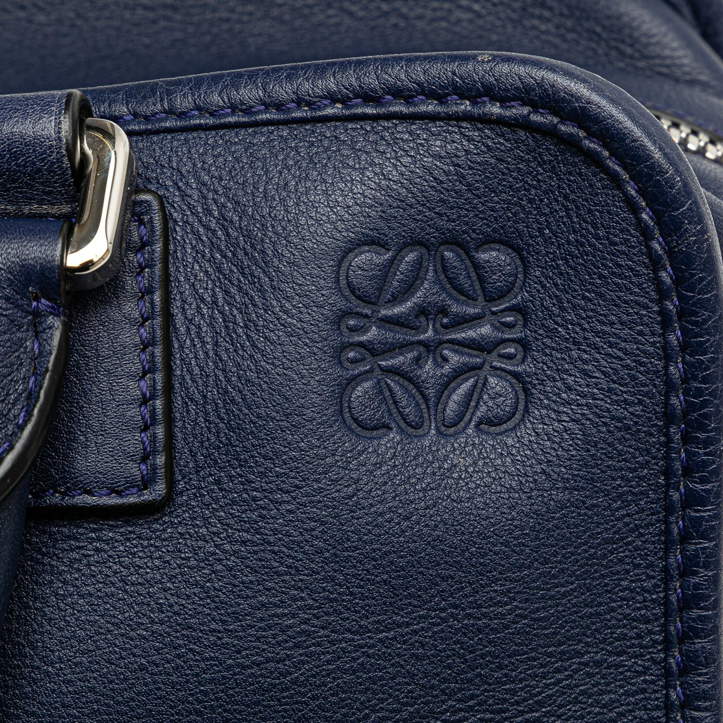 LOEWE Leather Amazona 28 Blue