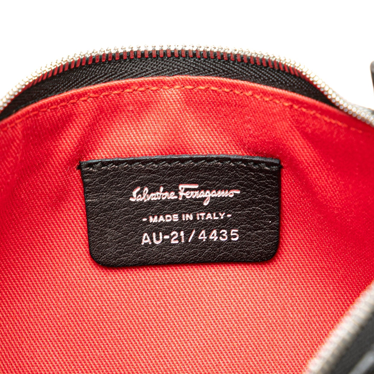 Ferragamo Gancini Embossed Leather Shoulder Bag Black