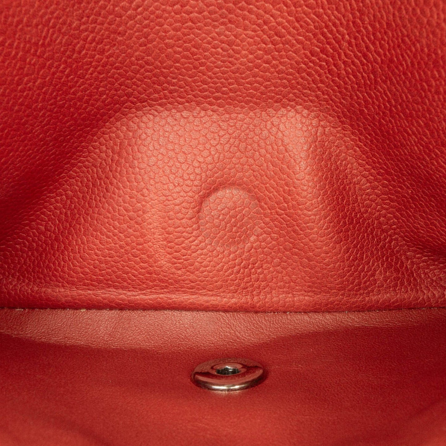 Chanel Medium Classic Caviar Double Flap Orange