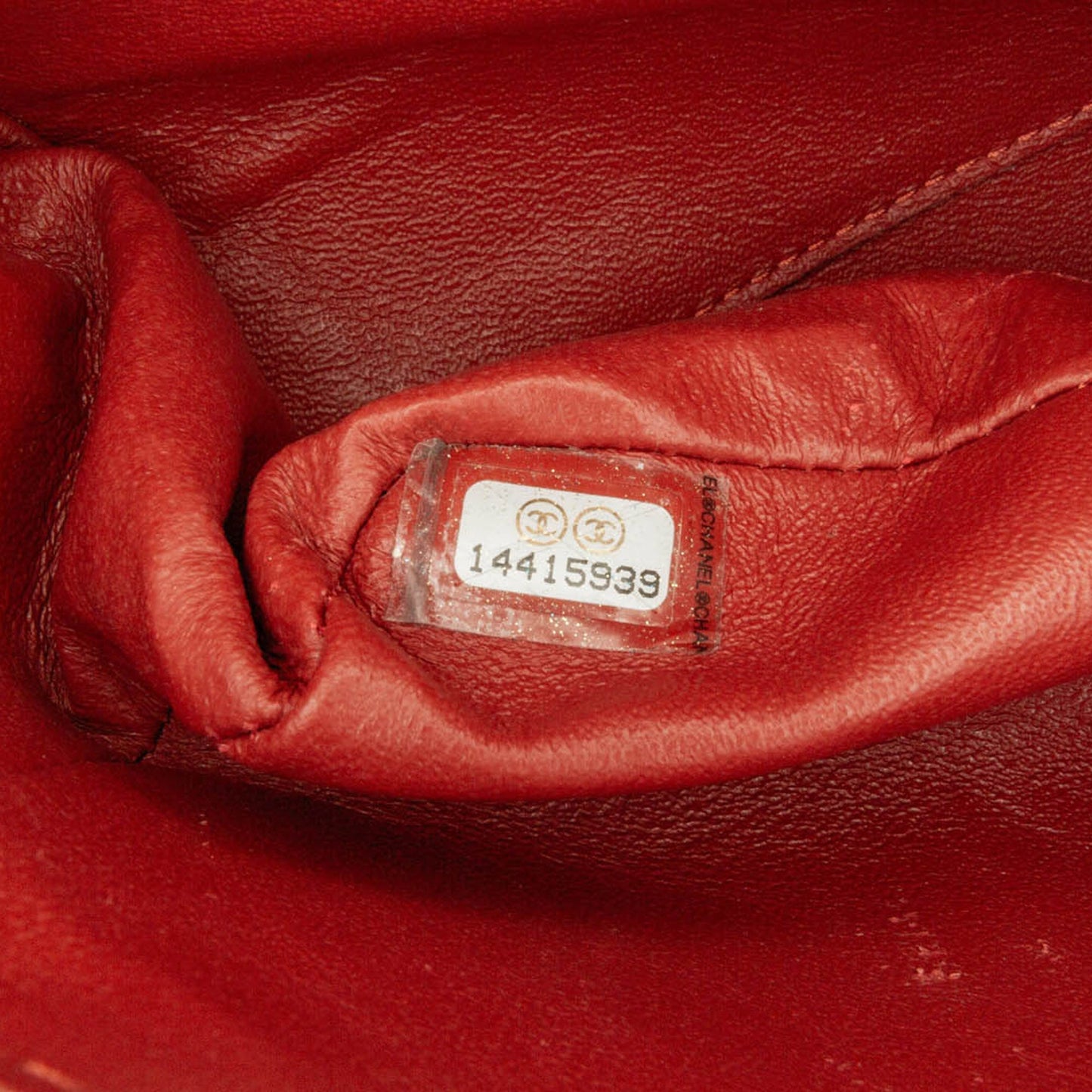 Chanel Medium Classic Caviar Double Flap Orange