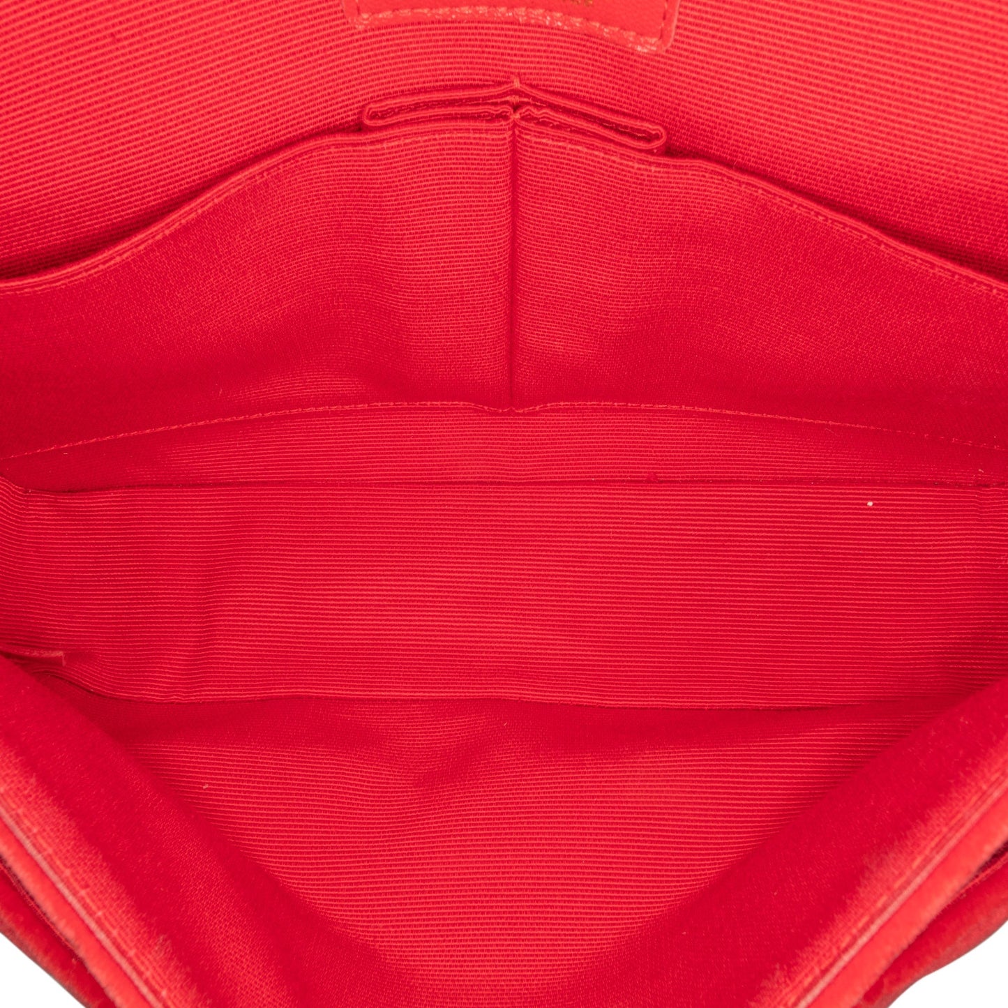 Chanel Medium Classic Velvet Double Flap Red