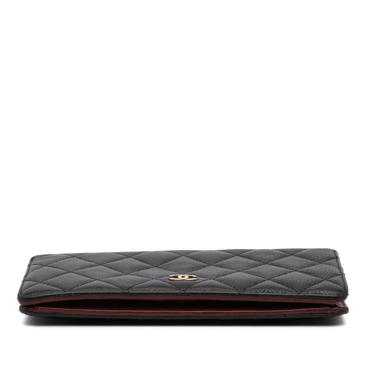 Chanel CC Caviar Bifold Wallet Black