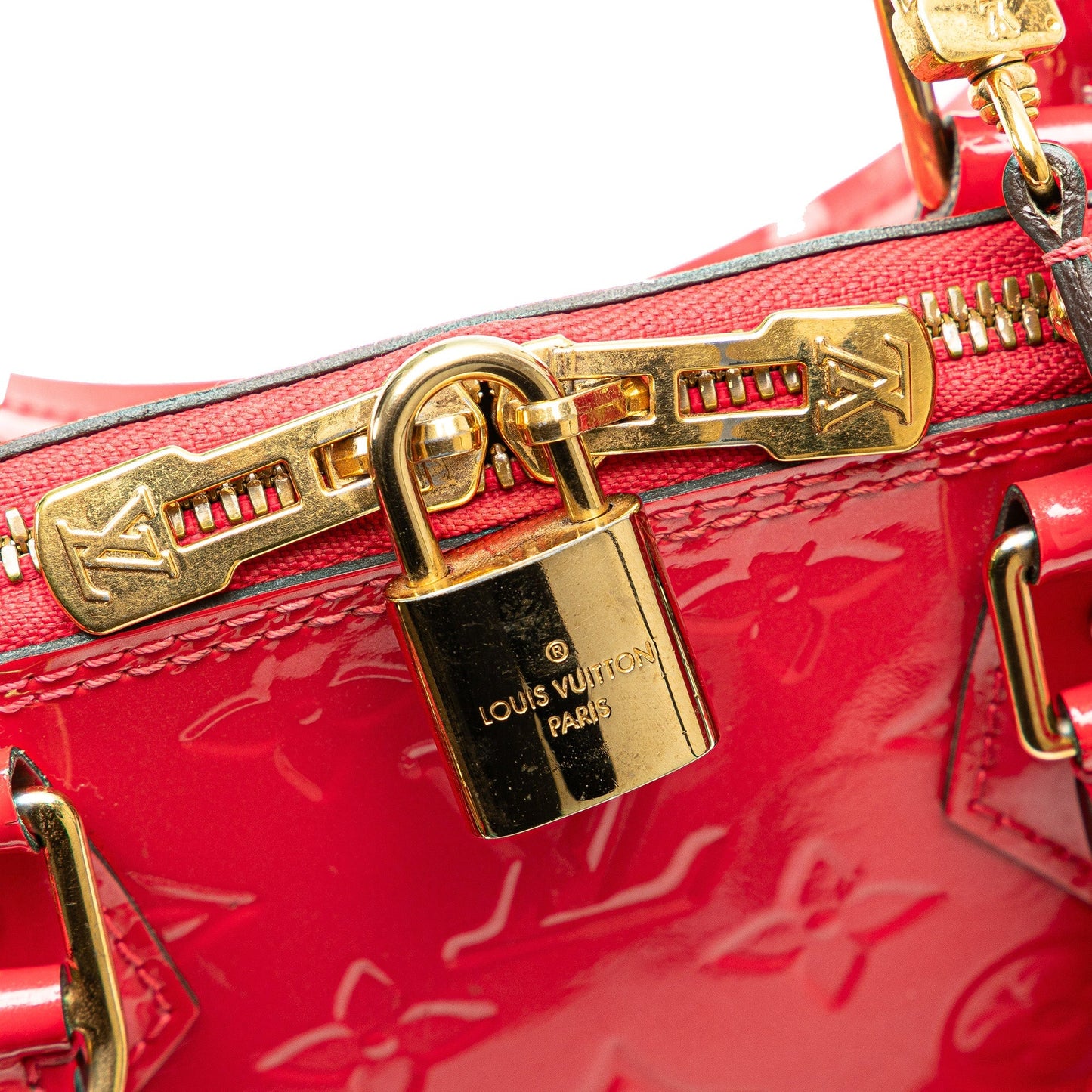 Louis Vuitton Monogram Vernis Alma BB Pink
