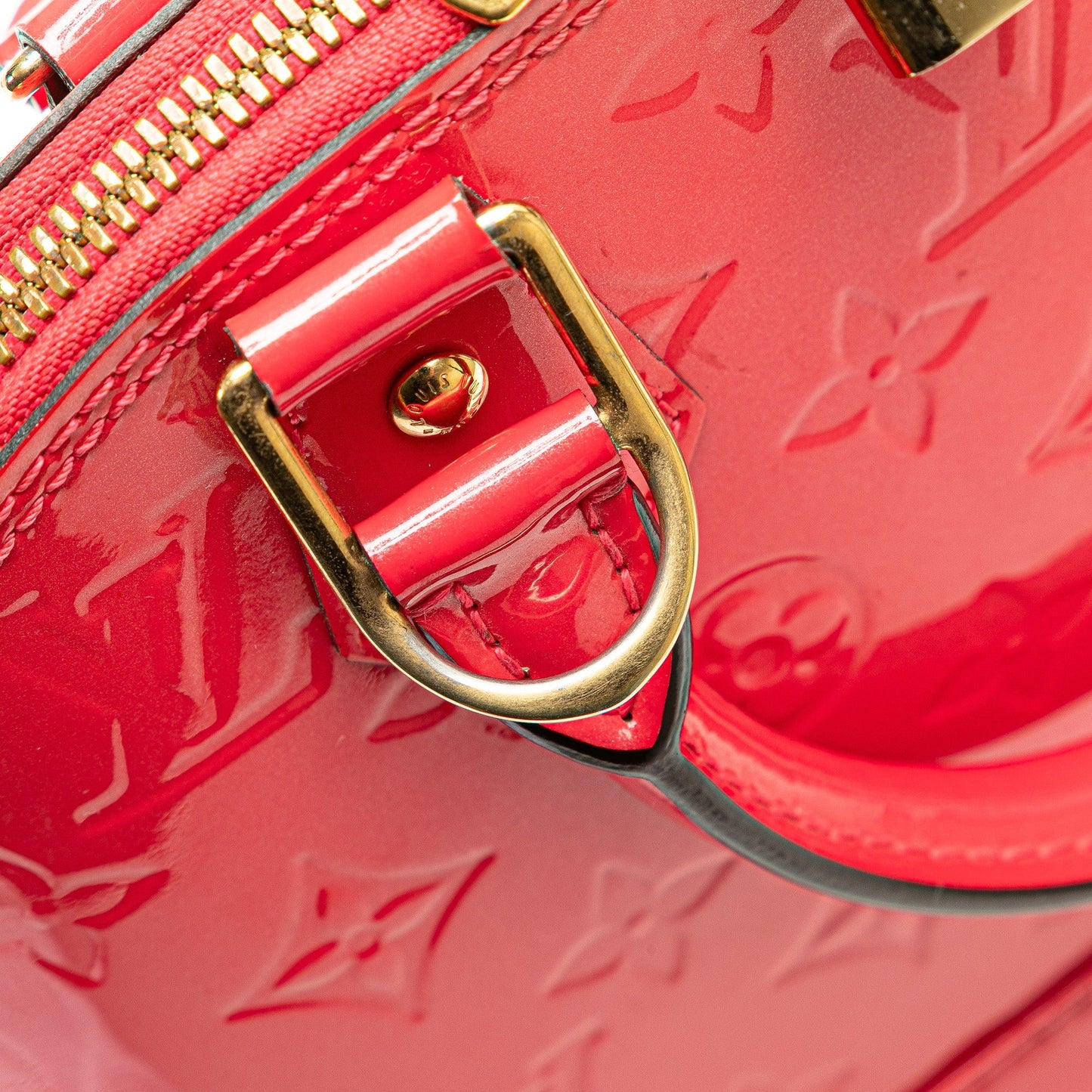 Louis Vuitton Monogram Vernis Alma BB Pink