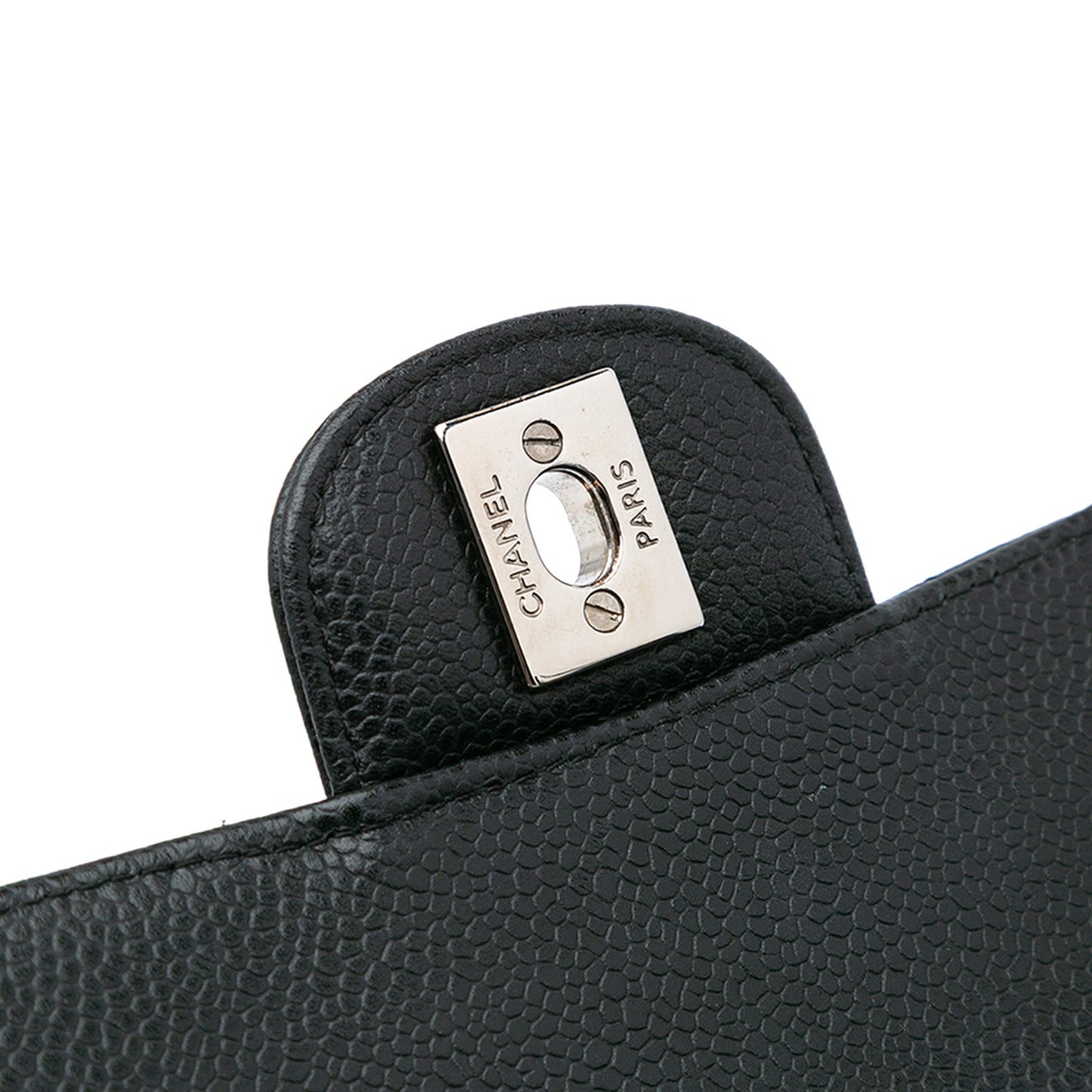 Chanel Medium Classic Caviar Double Flap Black