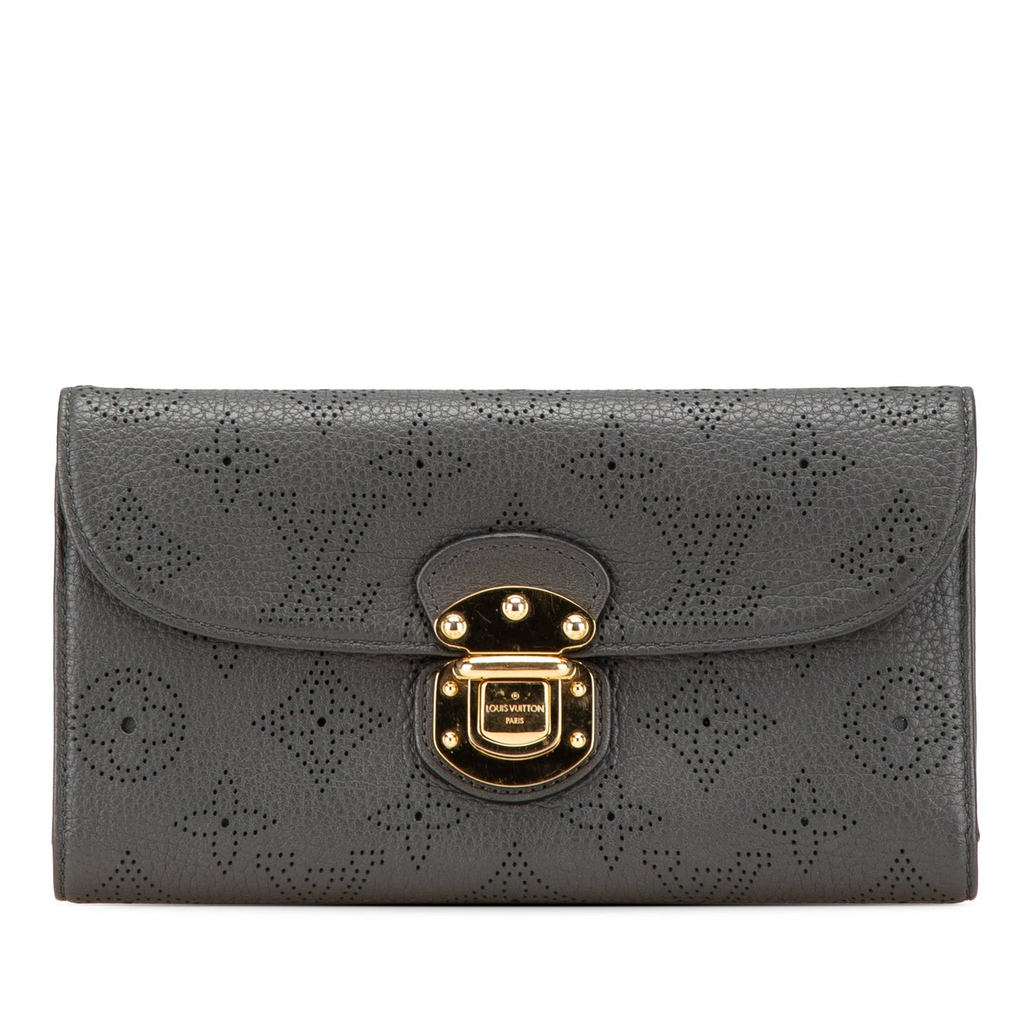 Louis Vuitton Mahina Amelia Wallet Gray