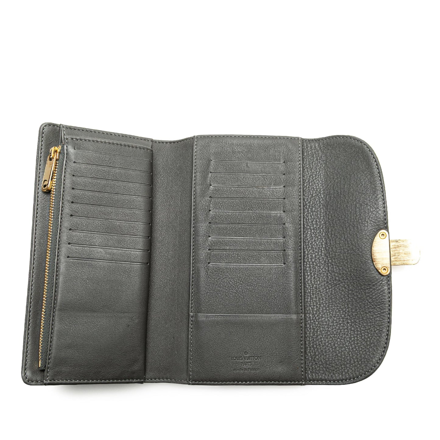 Louis Vuitton Mahina Amelia Wallet Gray