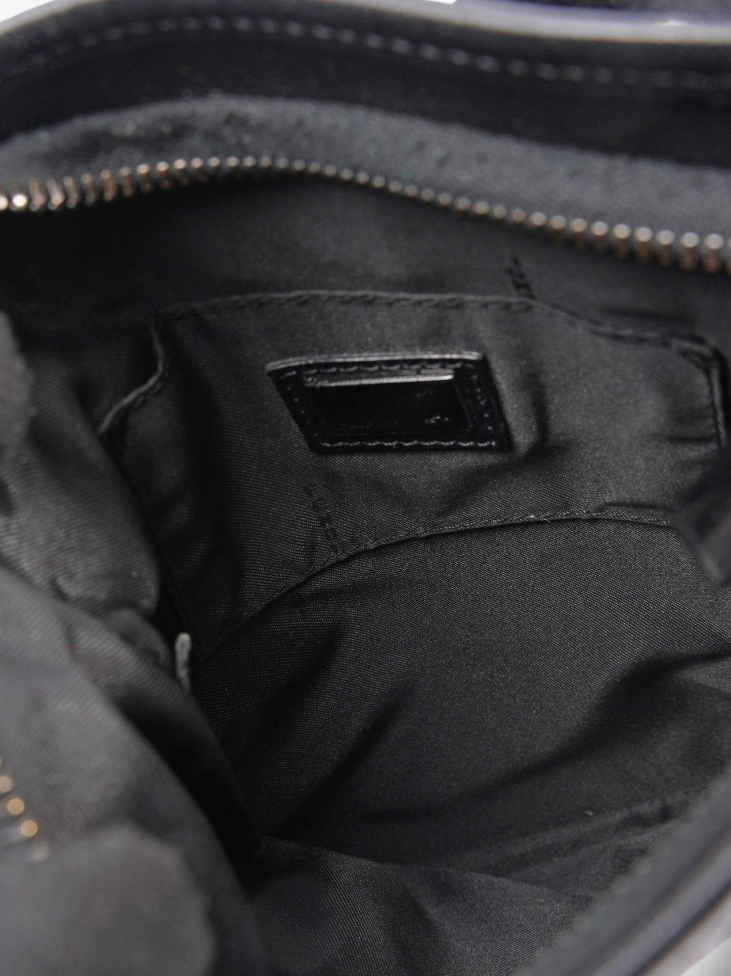 Fendi FF Messenger Bag Black Canvas