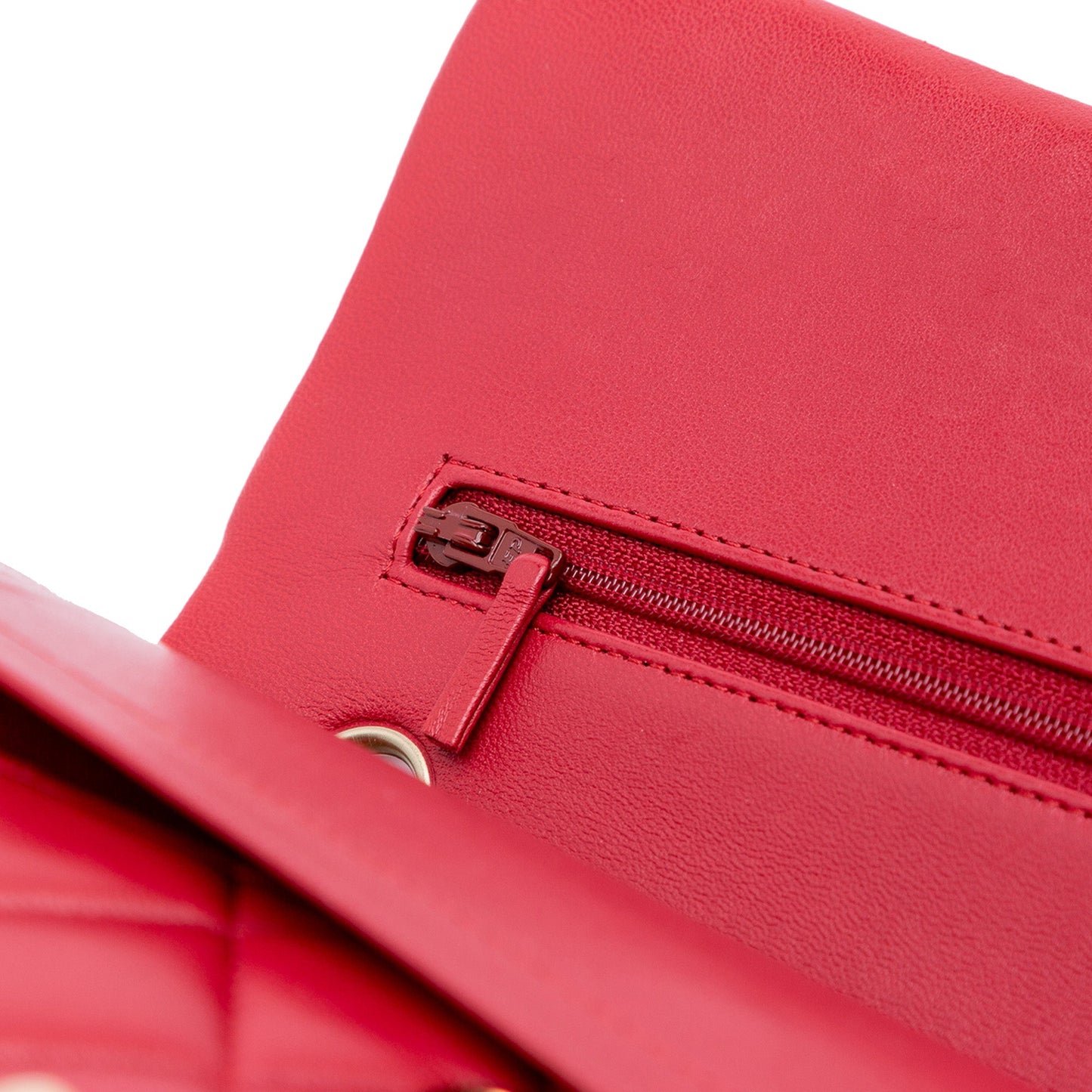 Chanel Medium Classic Lambskin Double Flap Red