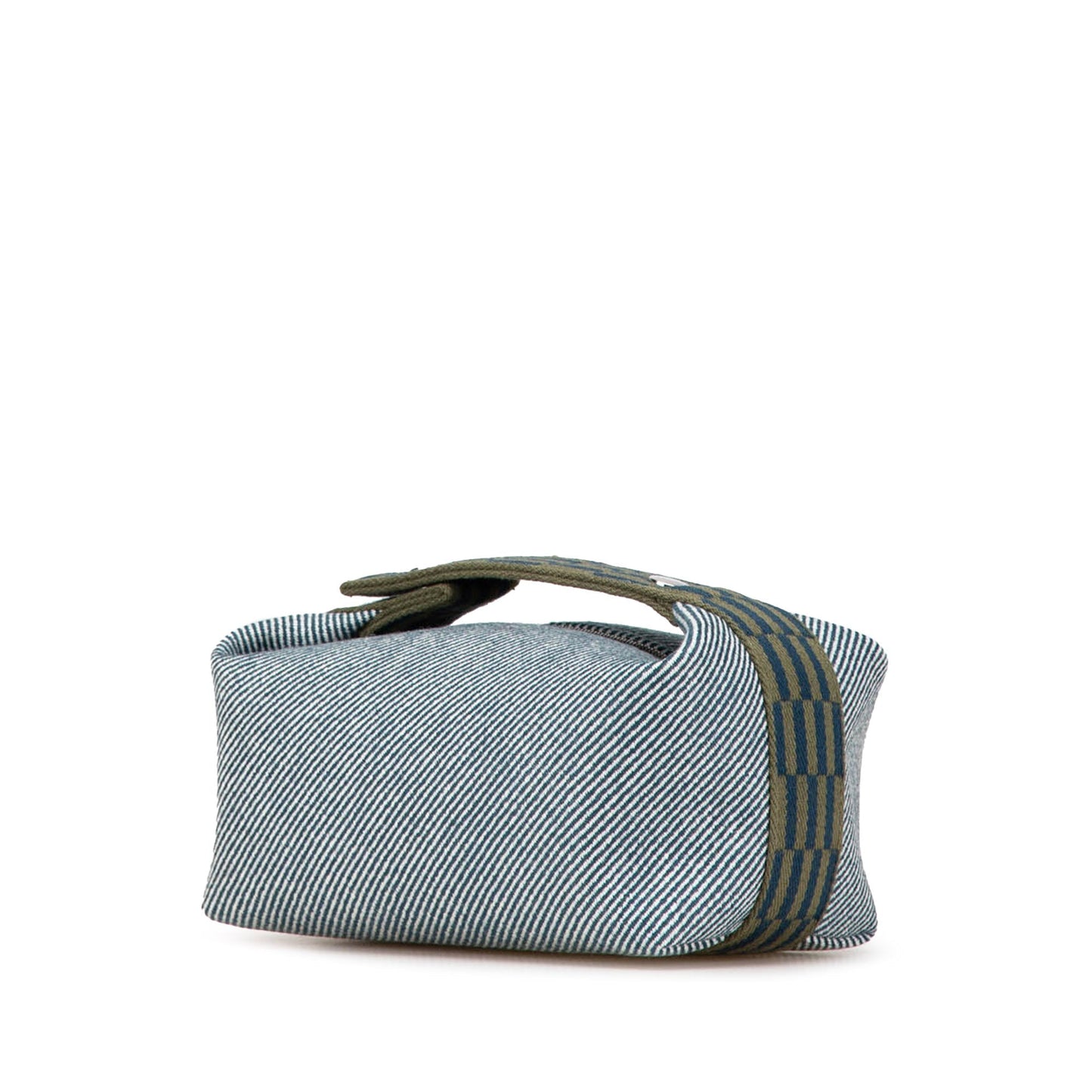 Hermès Small Wool Bride A Brac H Natte Case Blue