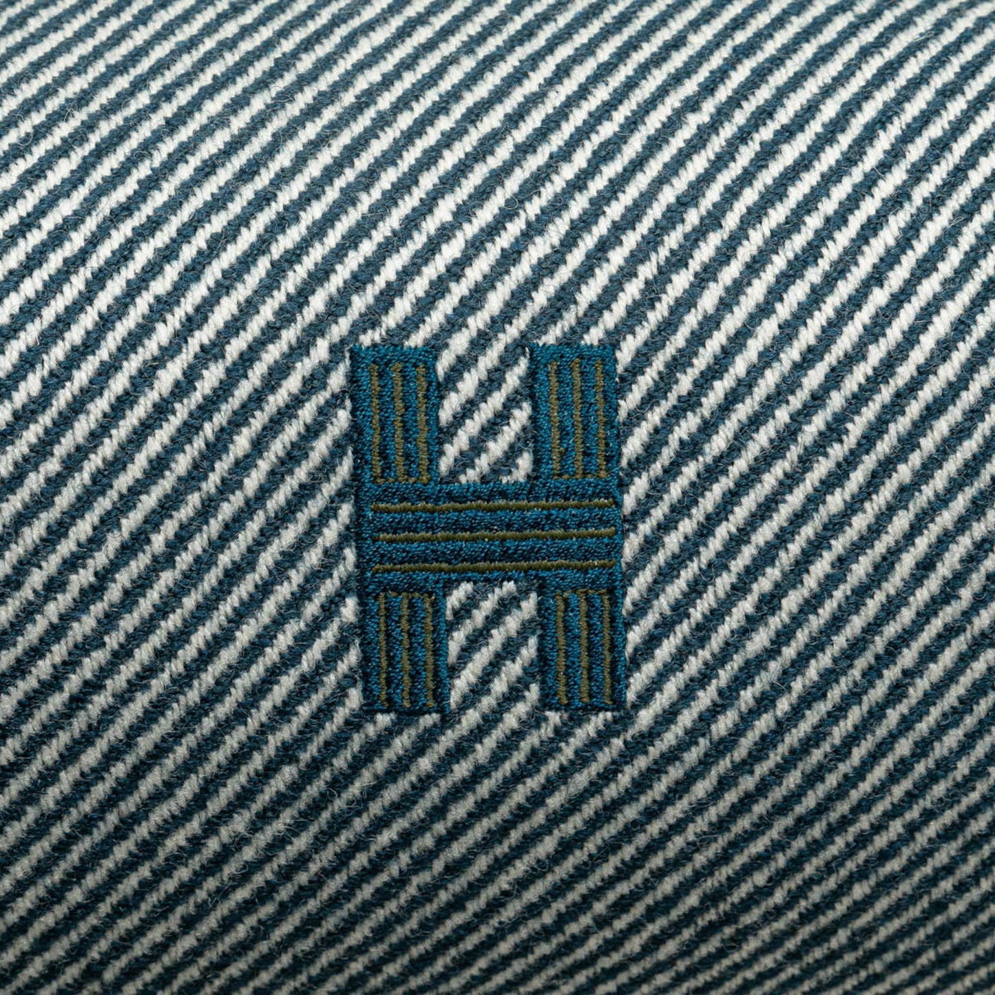 Hermès Small Wool Bride A Brac H Natte Case Blue