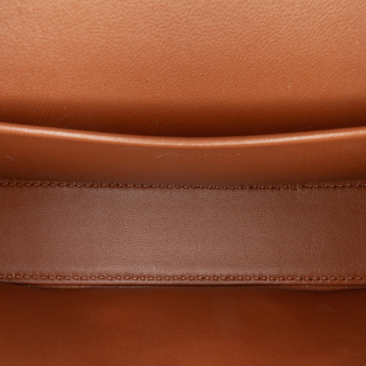 Celine Triomphe Coated Canvas Claude Chain Shoulder Bag Brown