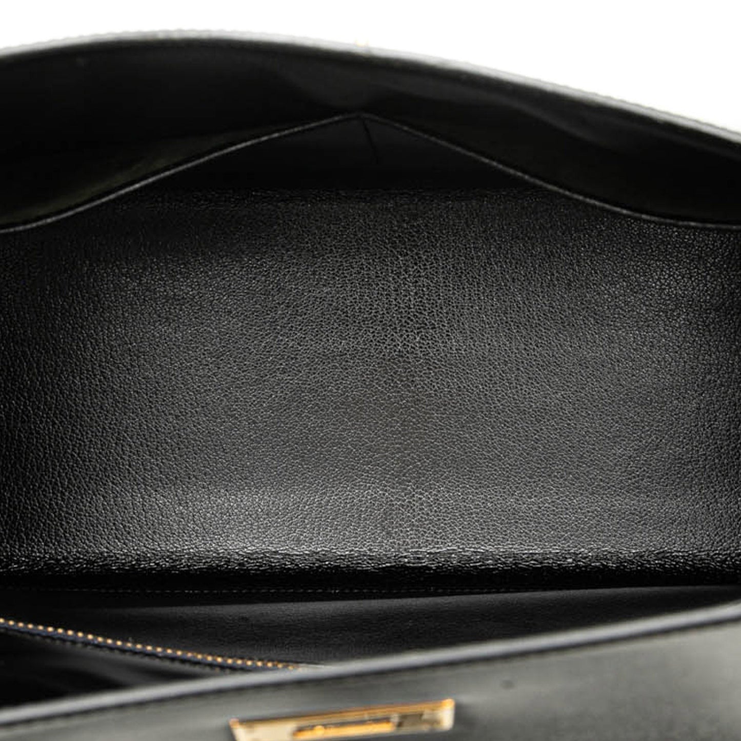 Hermès Box Calf Kelly Sellier 32 Black