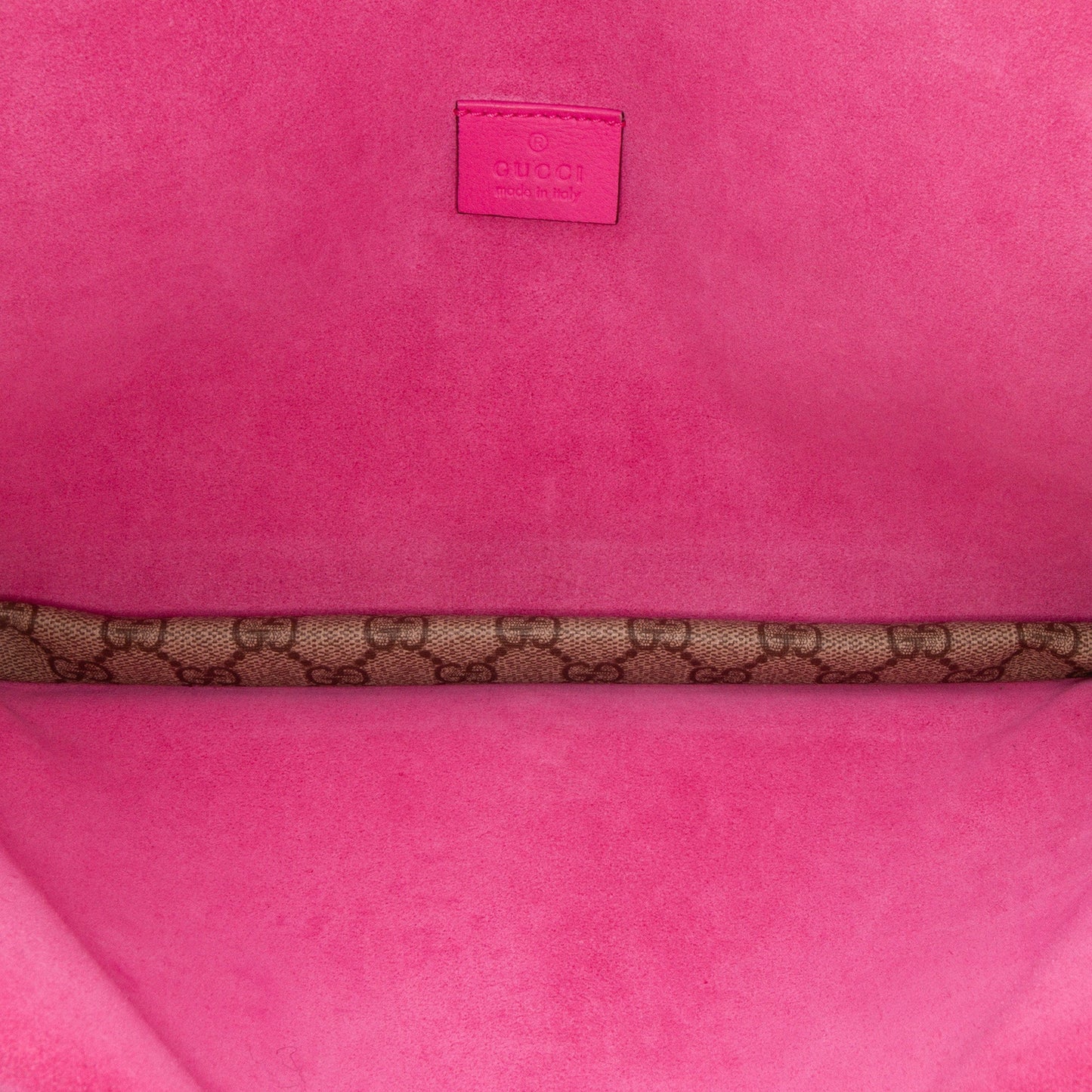 Gucci GG Supreme Dionysus Clutch Brown