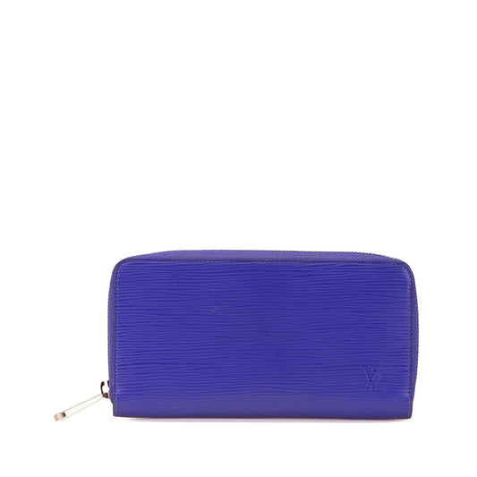 Louis Vuitton Epi Zippy Long Wallet Purple