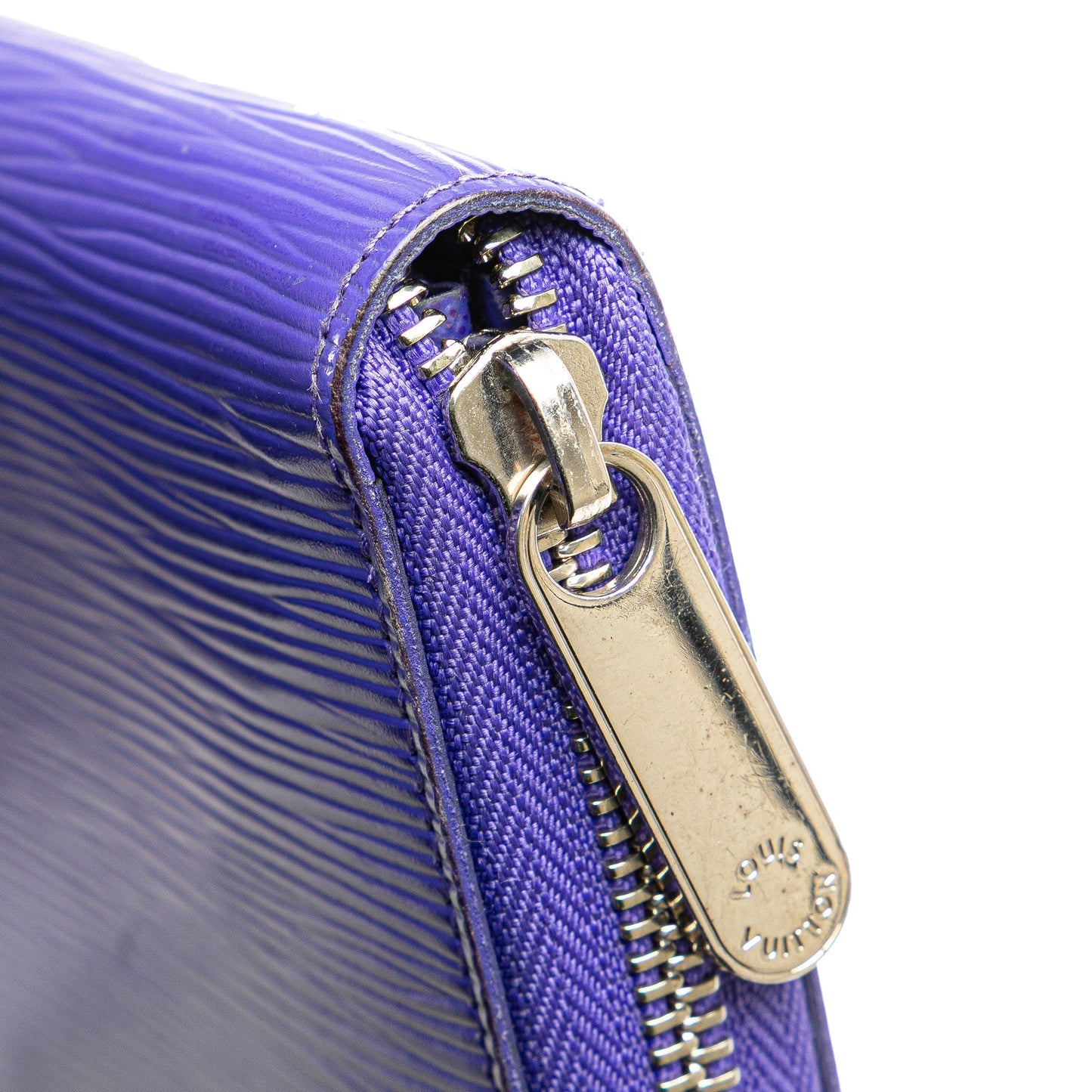 Louis Vuitton Epi Zippy Long Wallet Purple