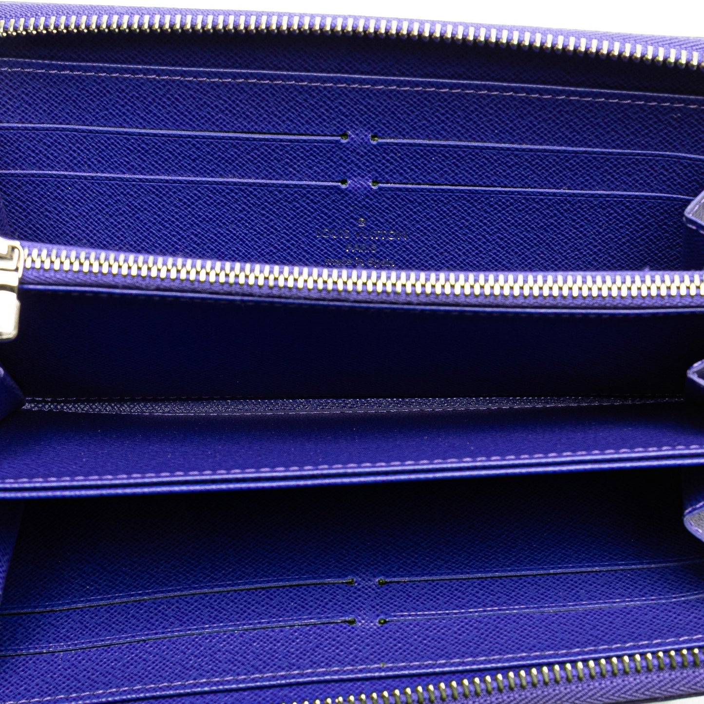 Louis Vuitton Epi Zippy Long Wallet Purple