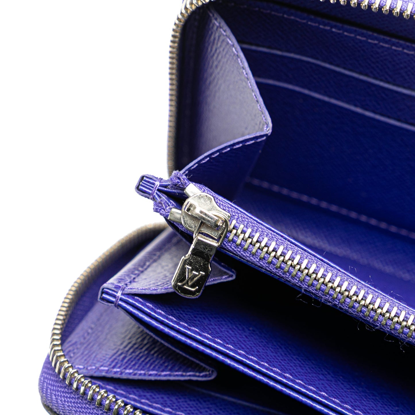 Louis Vuitton Epi Zippy Long Wallet Purple