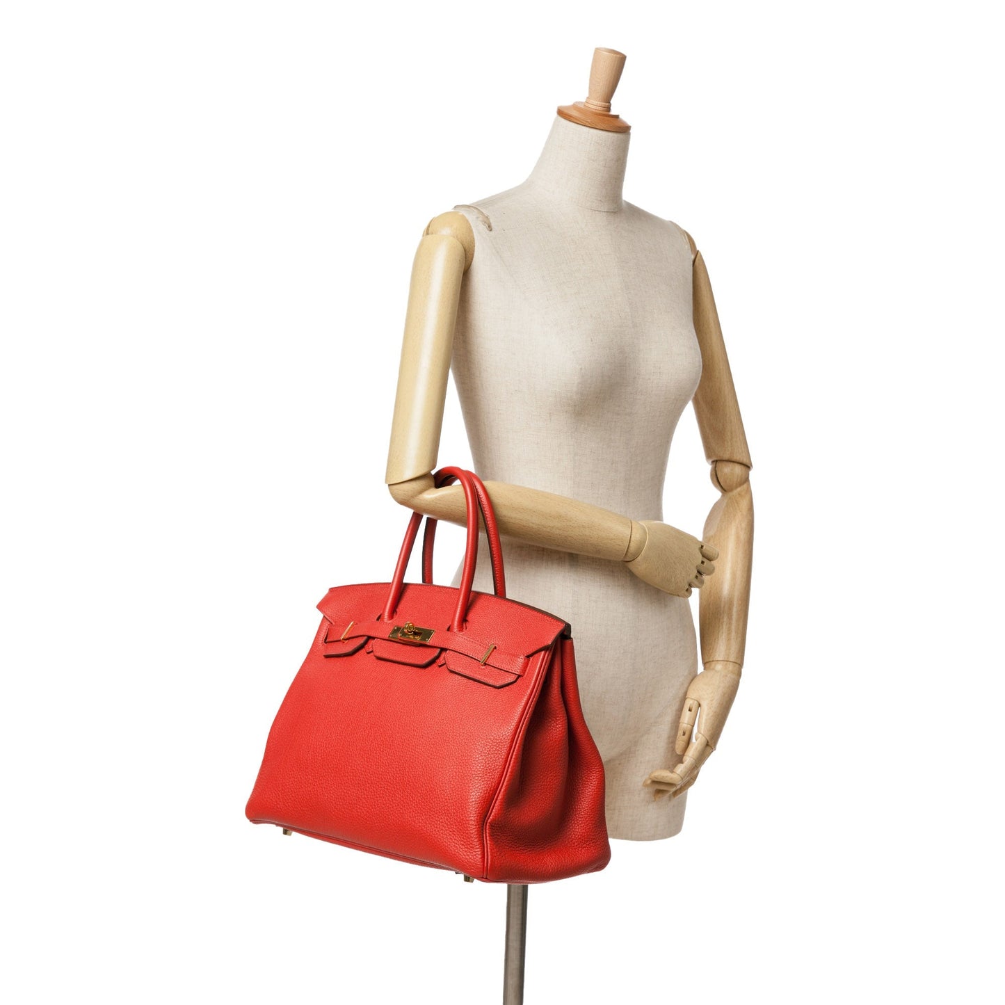 Hermès Togo Birkin Retourne 35 Red
