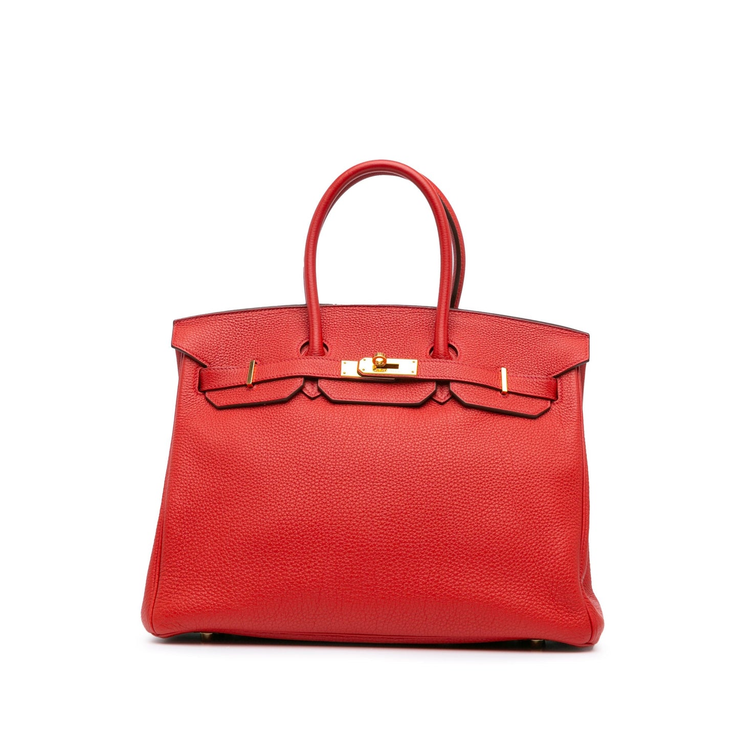 Hermès Togo Birkin Retourne 35 Red