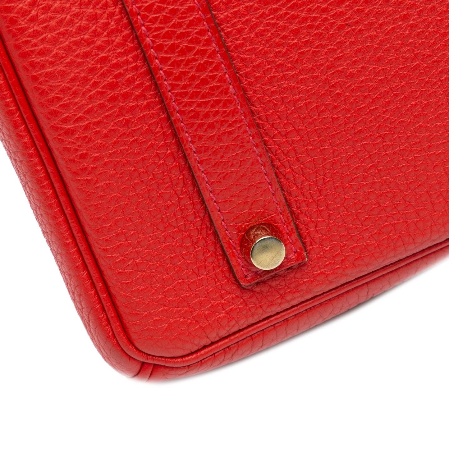 Hermès Togo Birkin Retourne 35 Red