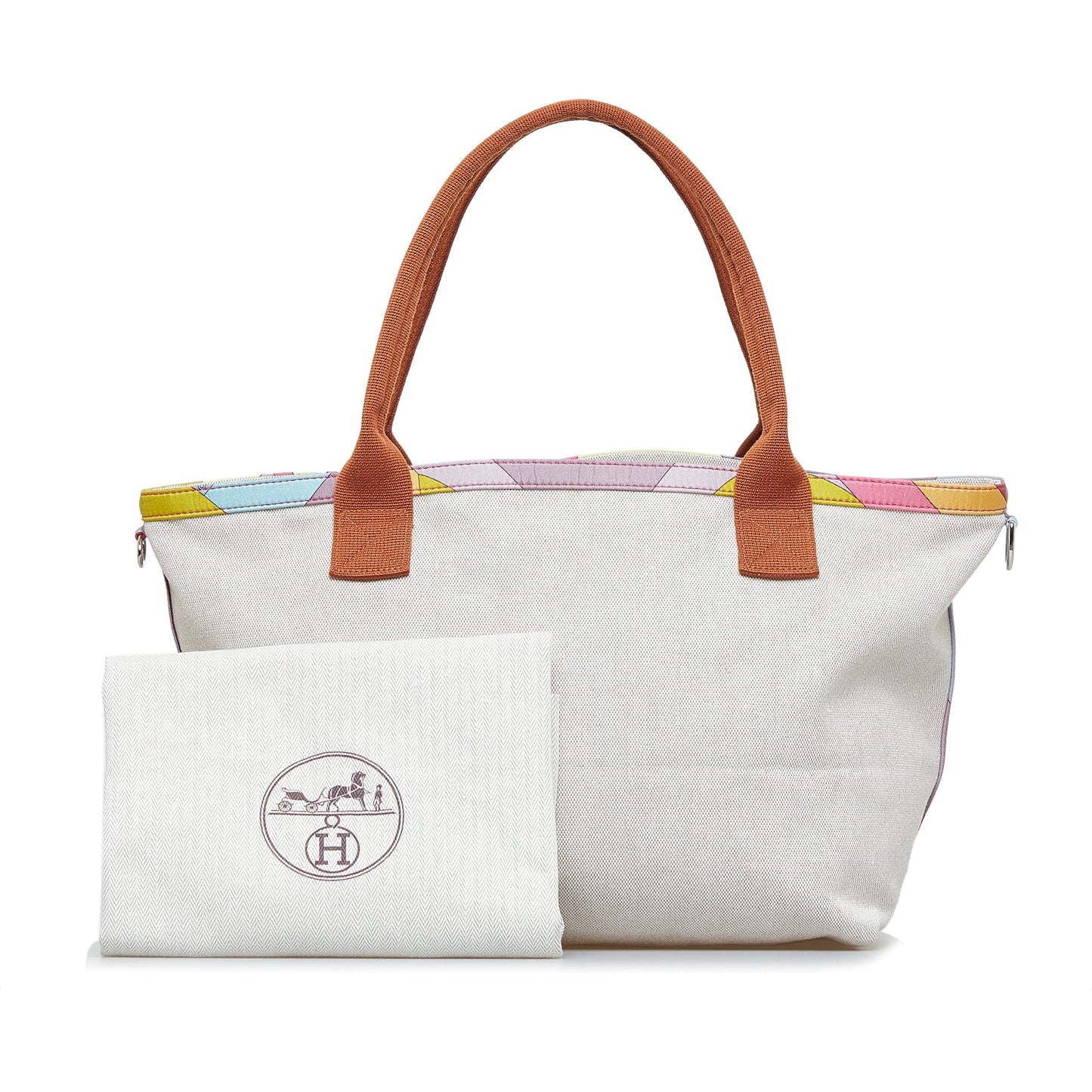Hermès Toile Petit H So White