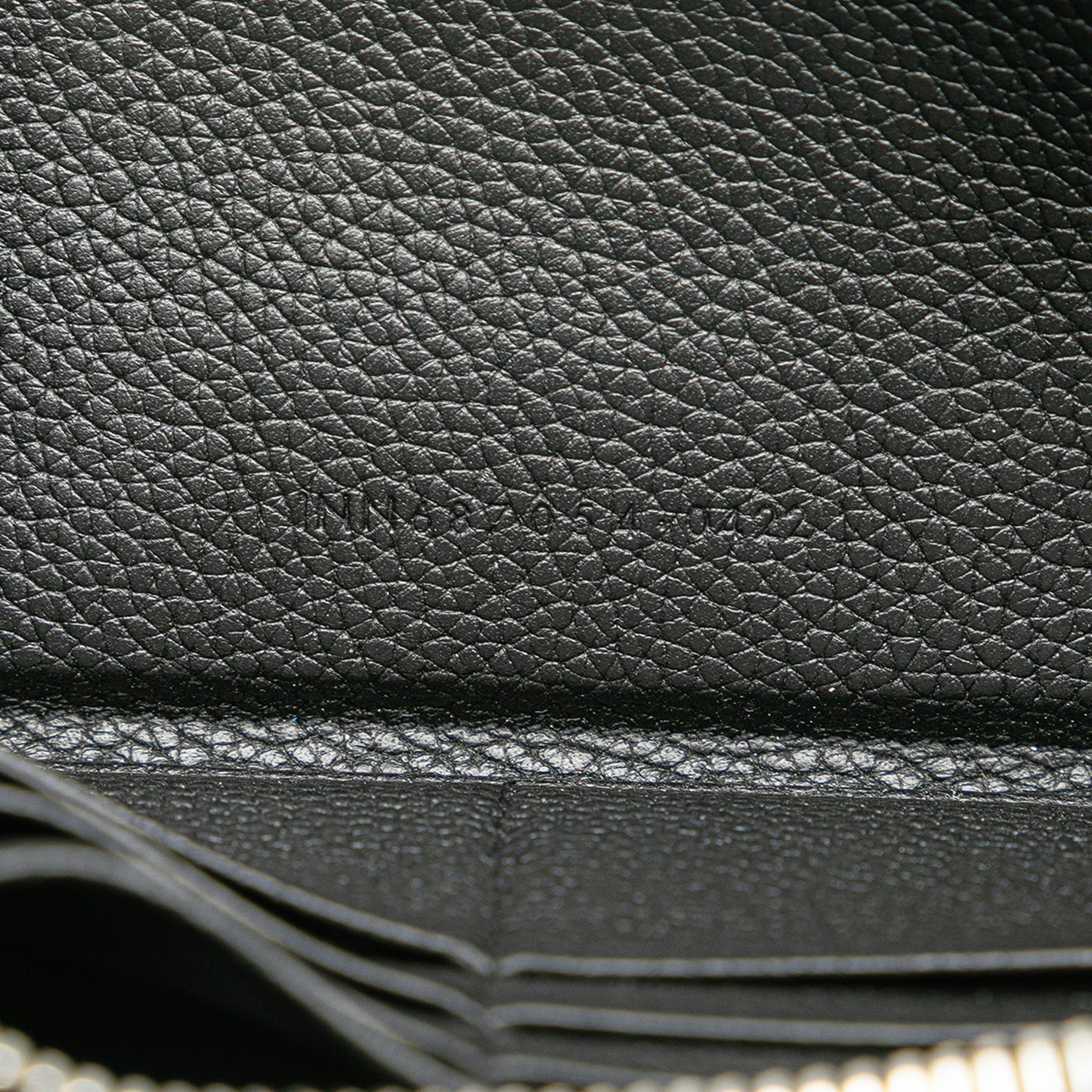 Saint Laurent Leather Zip Around Long Wallet Black