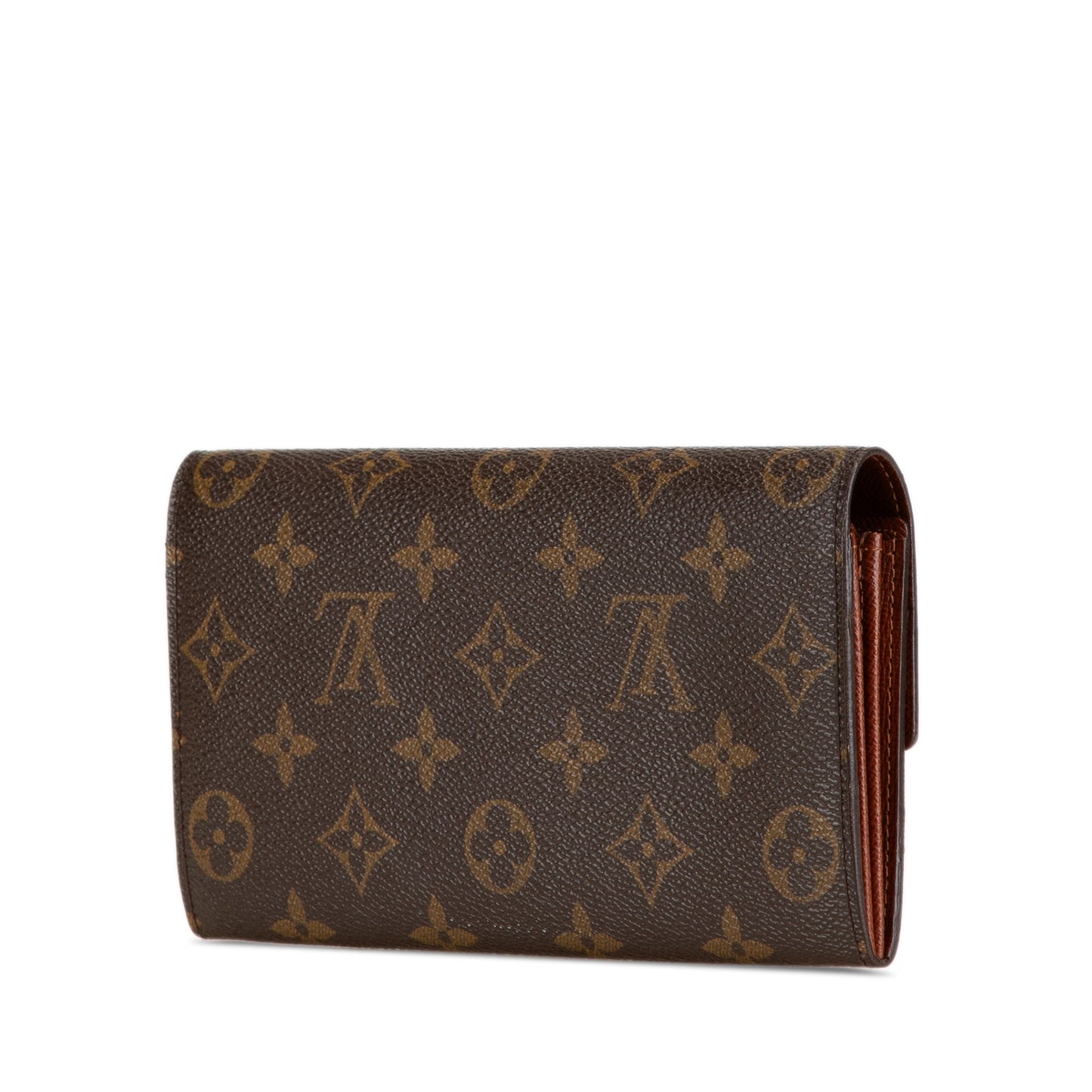Louis Vuitton Monogram Sarah Long Wallet Brown