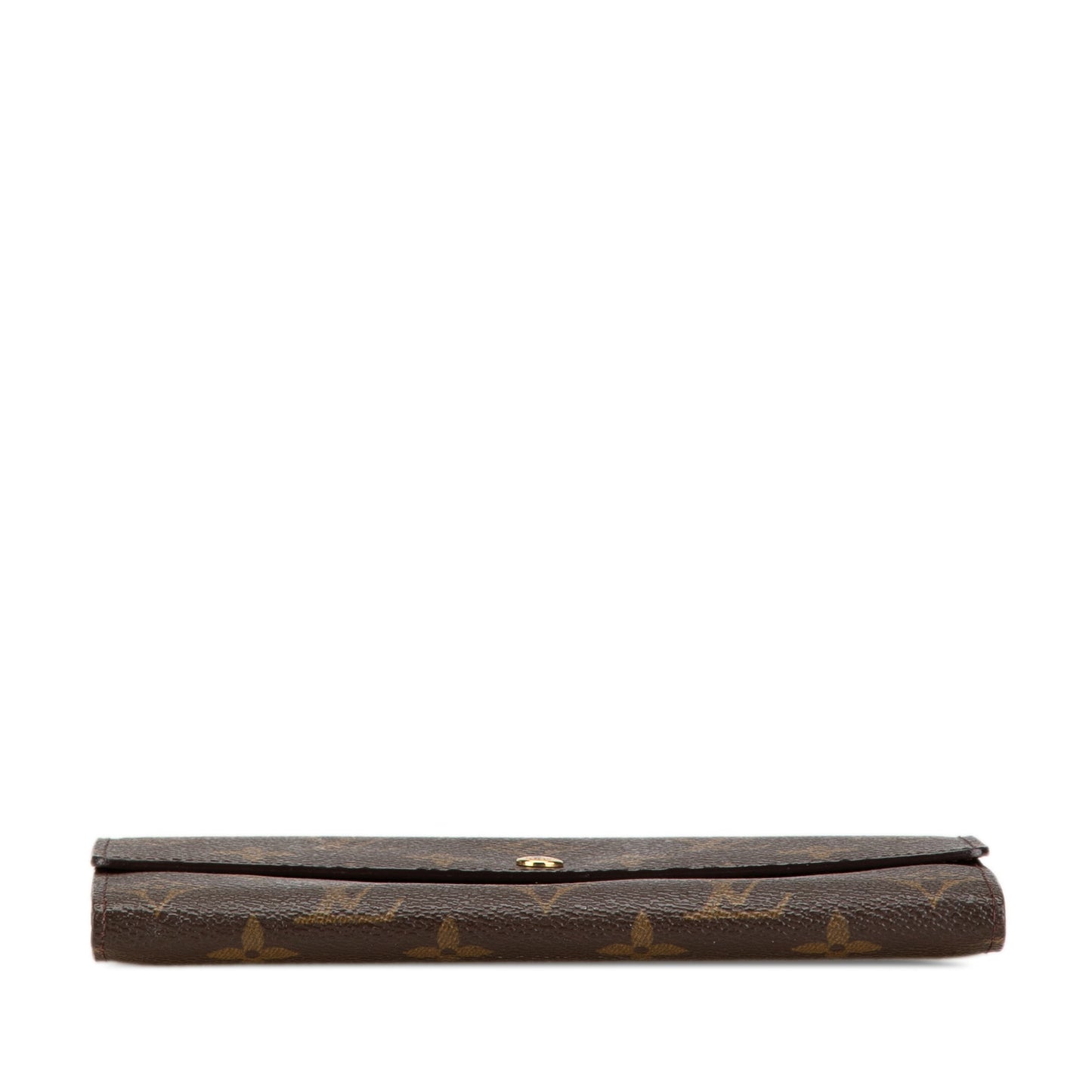 Louis Vuitton Monogram Sarah Long Wallet Brown