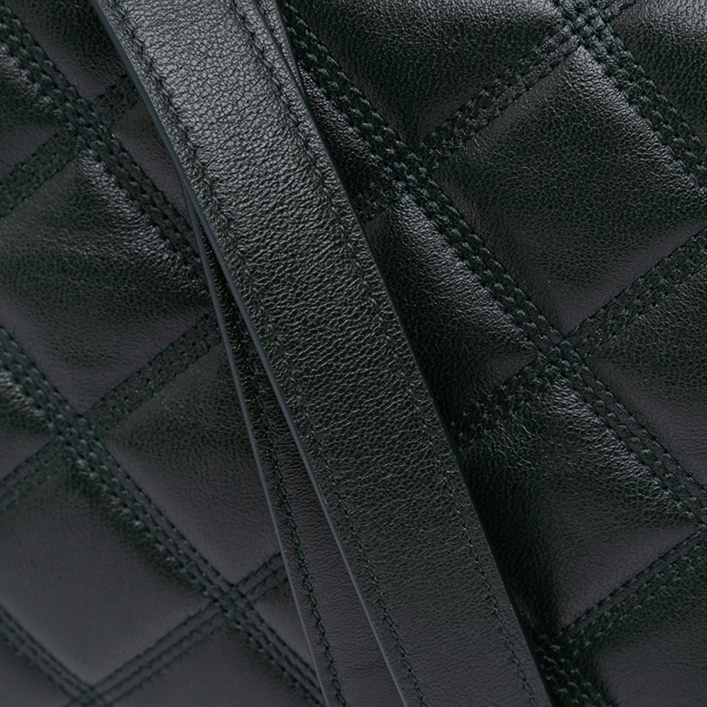 Saint Laurent Small Quilted Lambskin Becky Chain Shoulder Bag Green