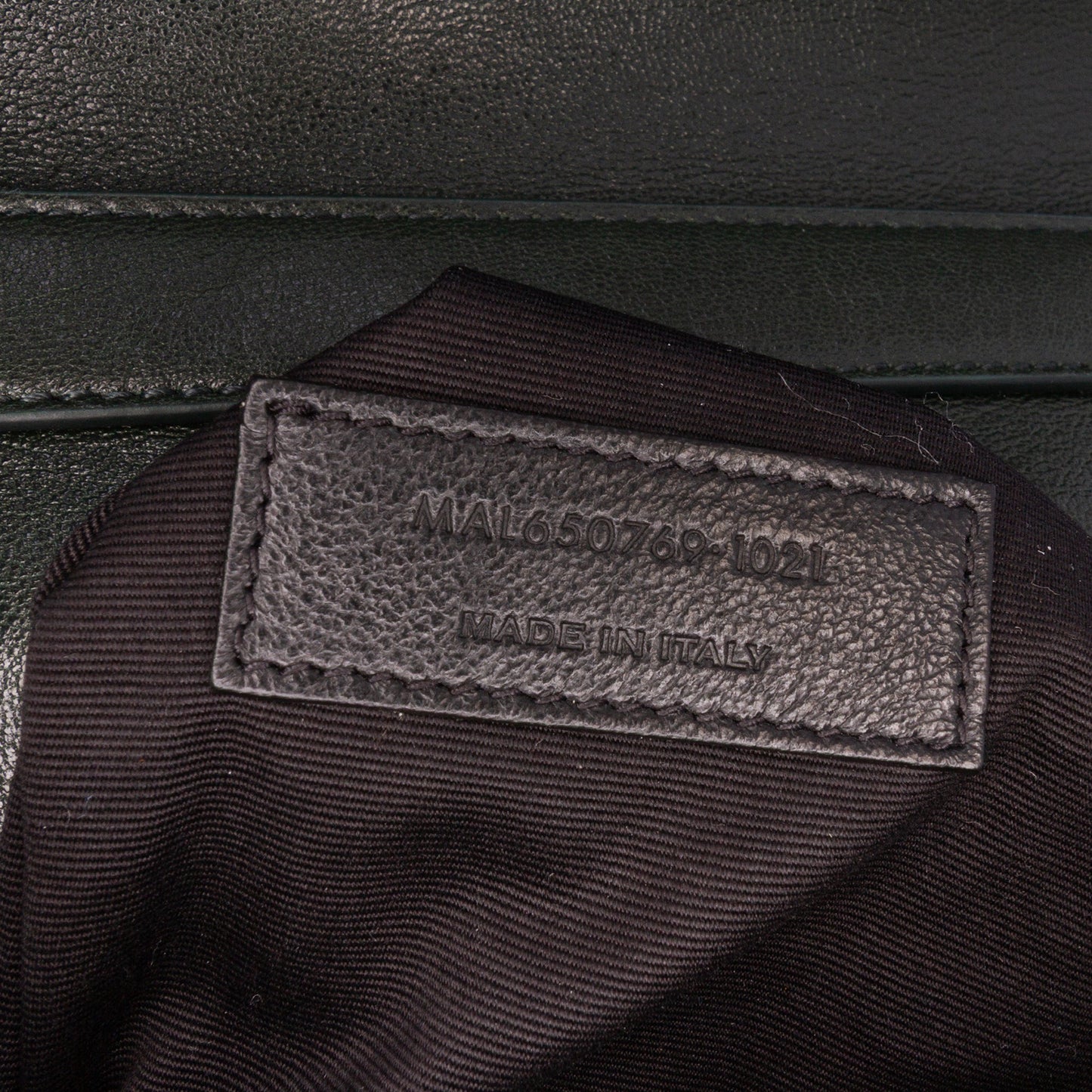 Saint Laurent Small Quilted Lambskin Becky Chain Shoulder Bag Green