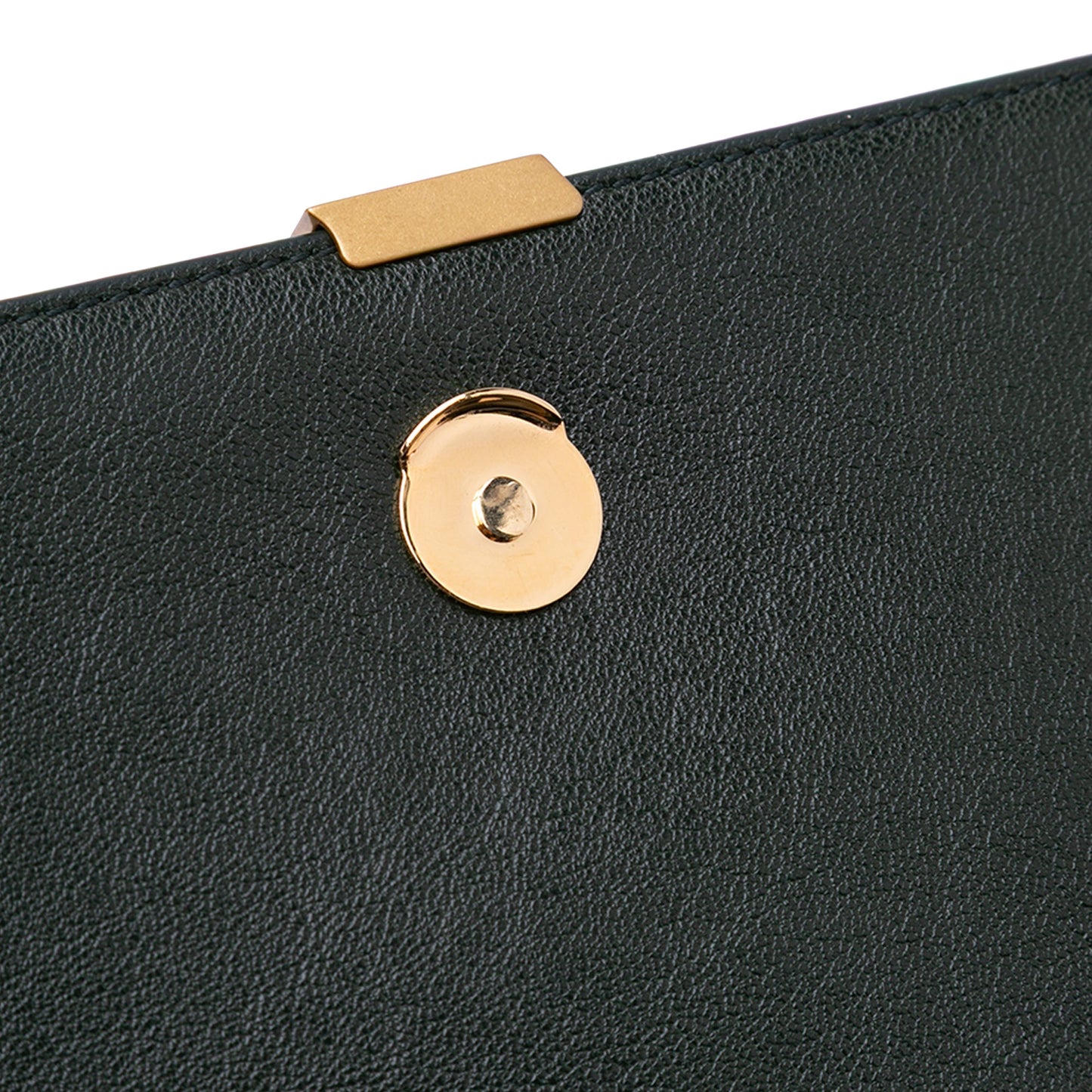 Saint Laurent Small Quilted Lambskin Becky Chain Shoulder Bag Green