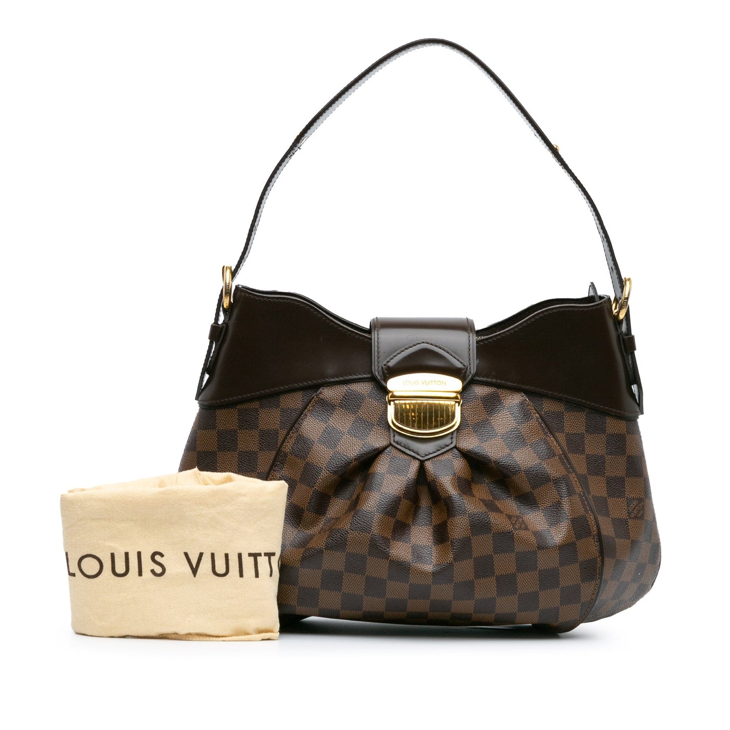 Louis Vuitton Damier Ebene Sistina MM Brown