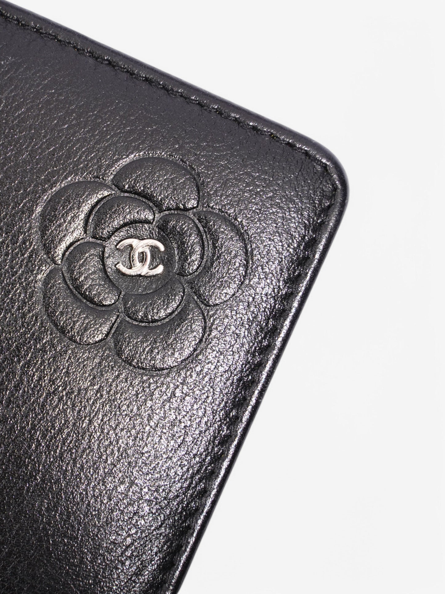 Chanel CC Wallet Black Leather