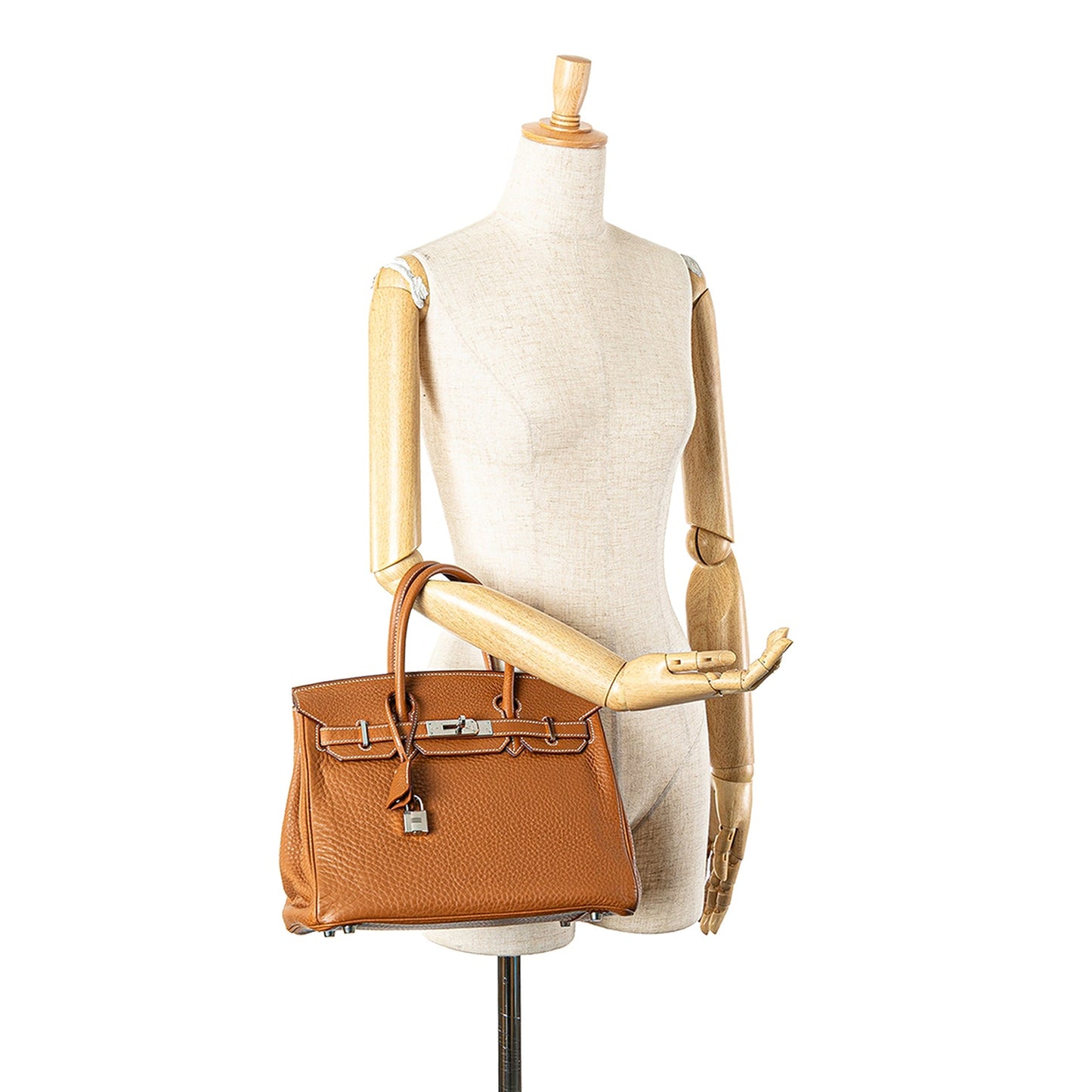 Hermès Clemence Birkin Retourne 30 Brown