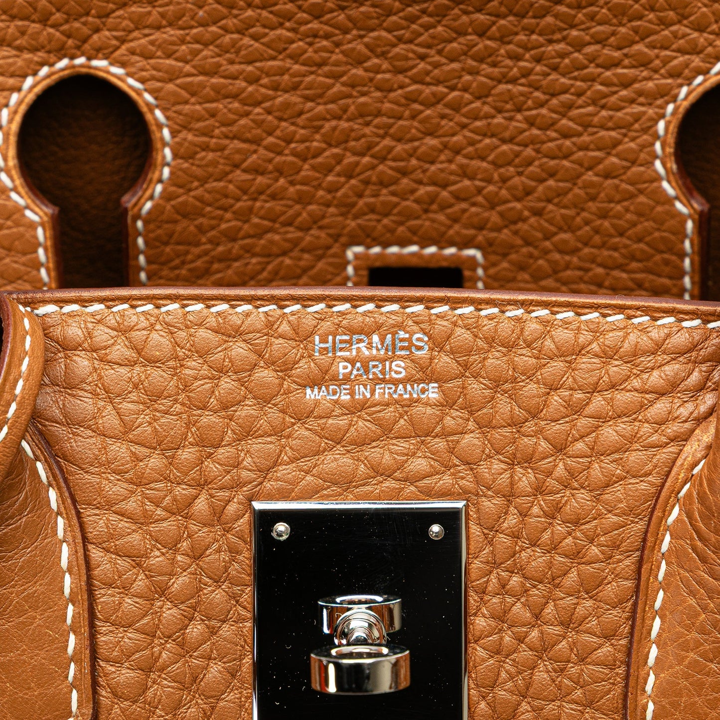 Hermès Clemence Birkin Retourne 30 Brown