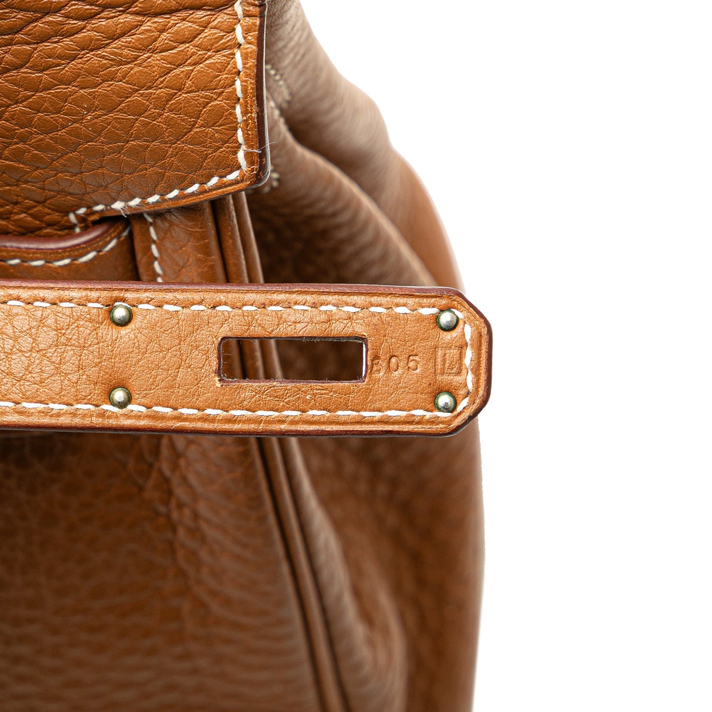 Hermès Clemence Birkin Retourne 30 Brown
