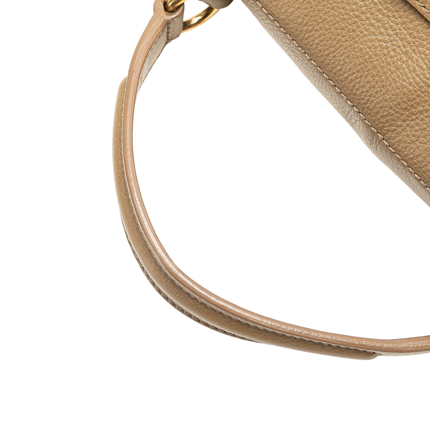 Yves Saint Laurent Small Leather Muse Two Satchel Brown